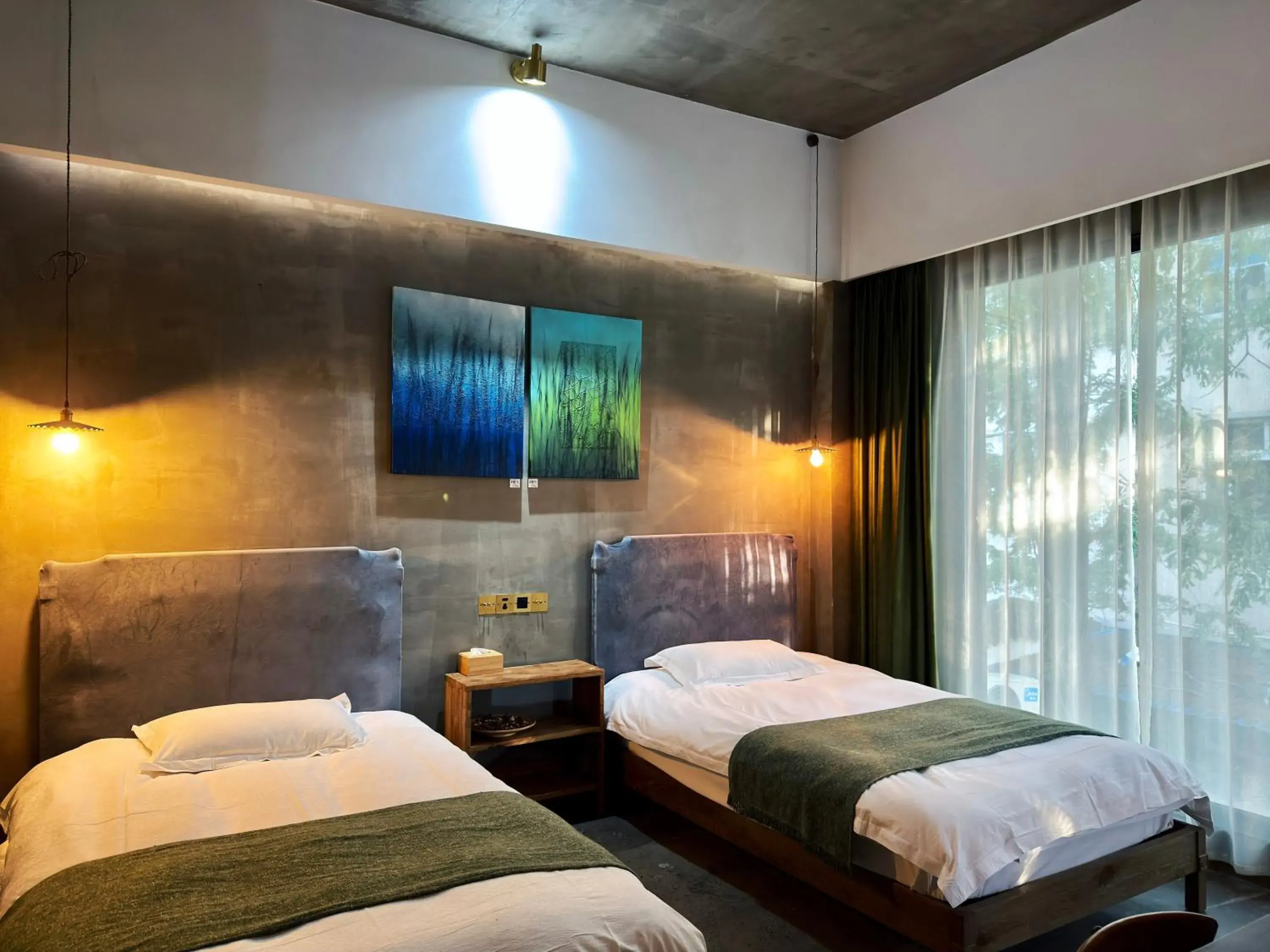 Standard Twin Room - single occupancy in Suzhou Unique Space Design Art Hotel Standard Twin Room - single occupancy in Suzhou Unique Space Design Art Hotel