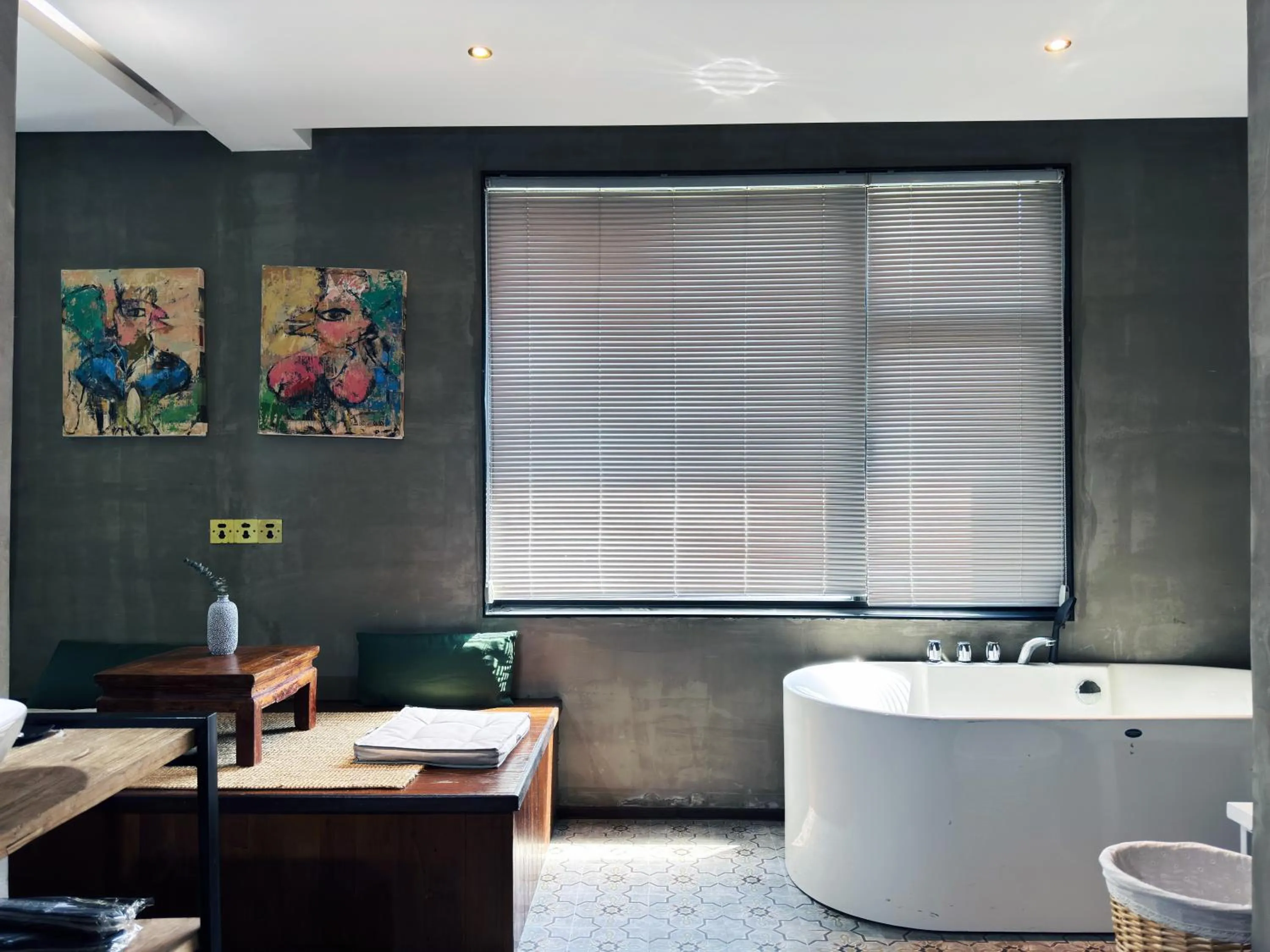 Seating area in Suzhou Unique Space Design Art Hotel