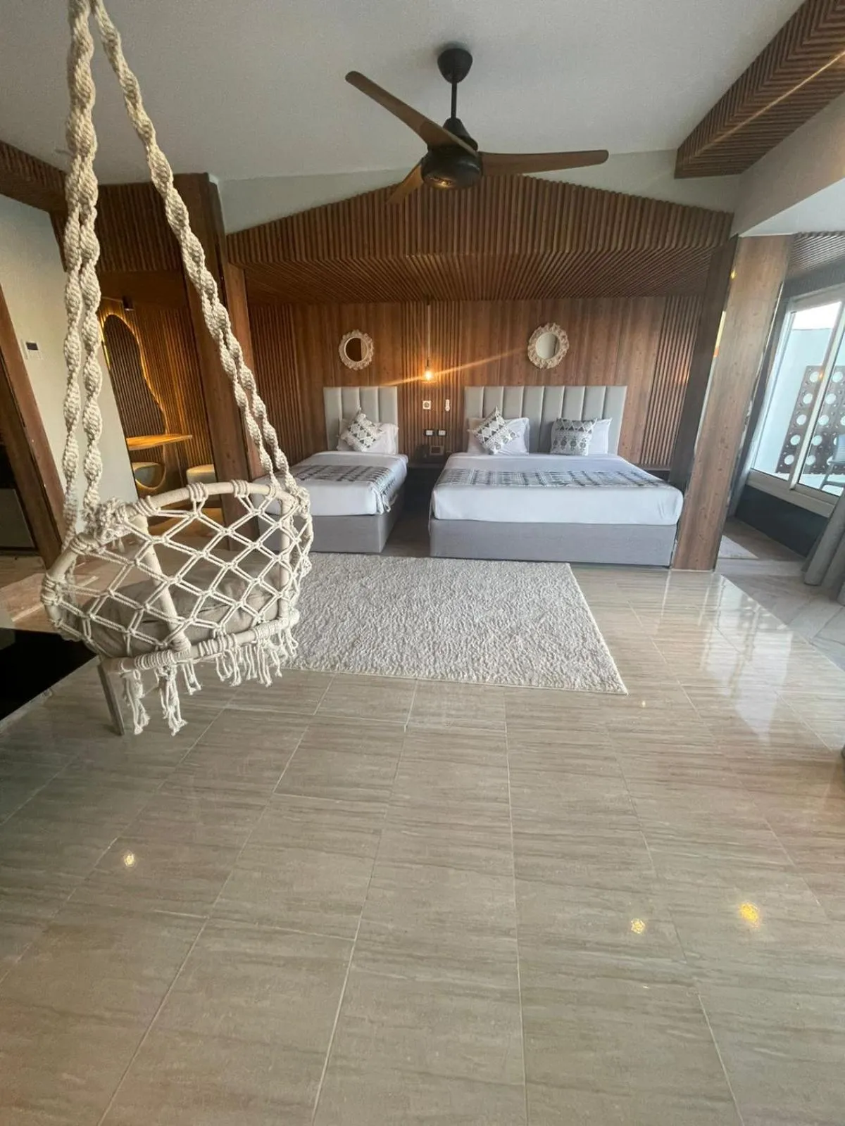 Bed in Panorama Bungalows Resort El Gouna