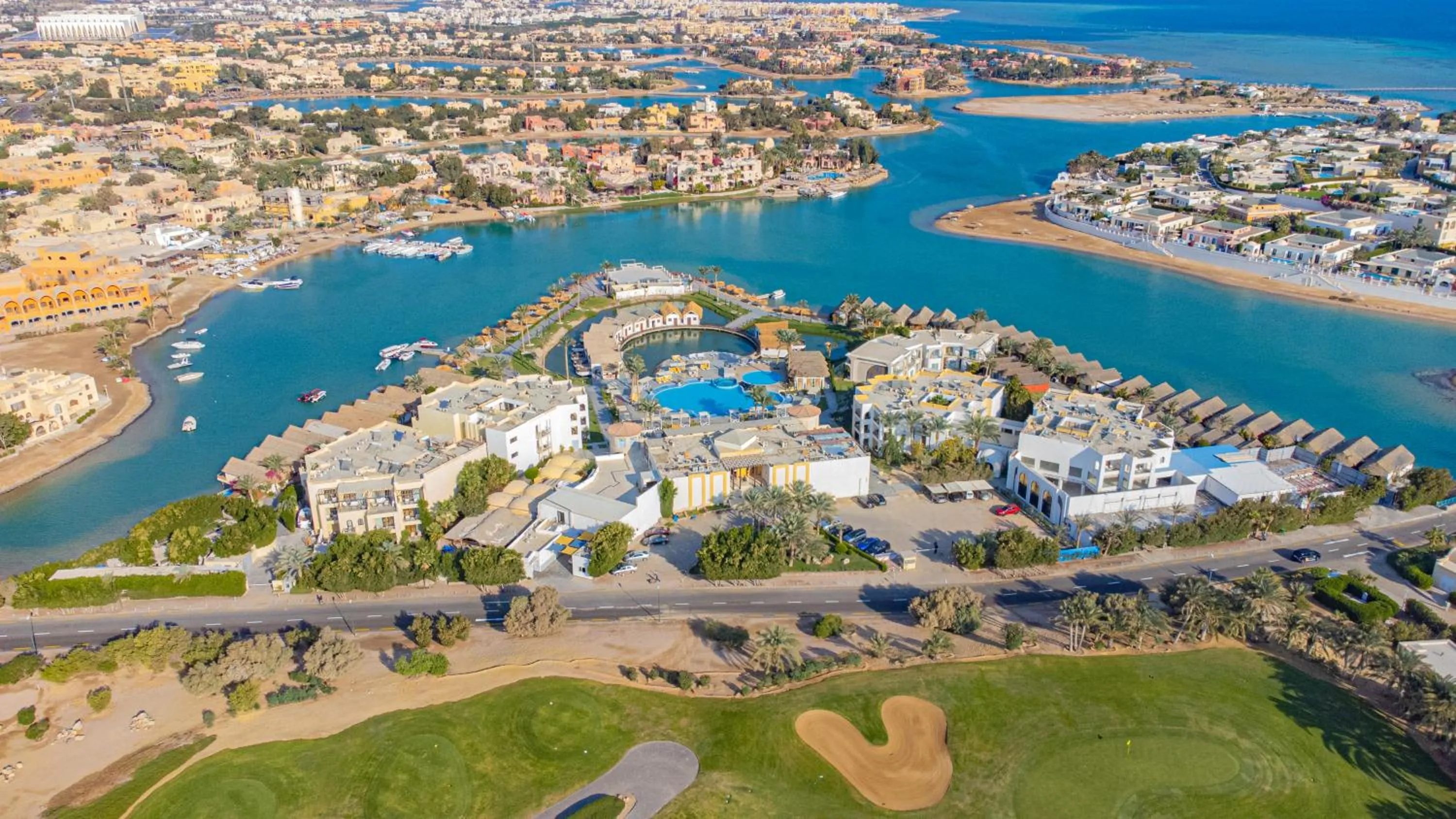 Natural landscape in Panorama Bungalows Resort El Gouna