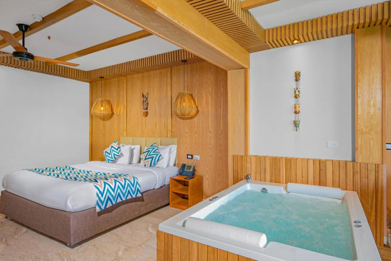 Bed in Panorama Bungalows Resort El Gouna