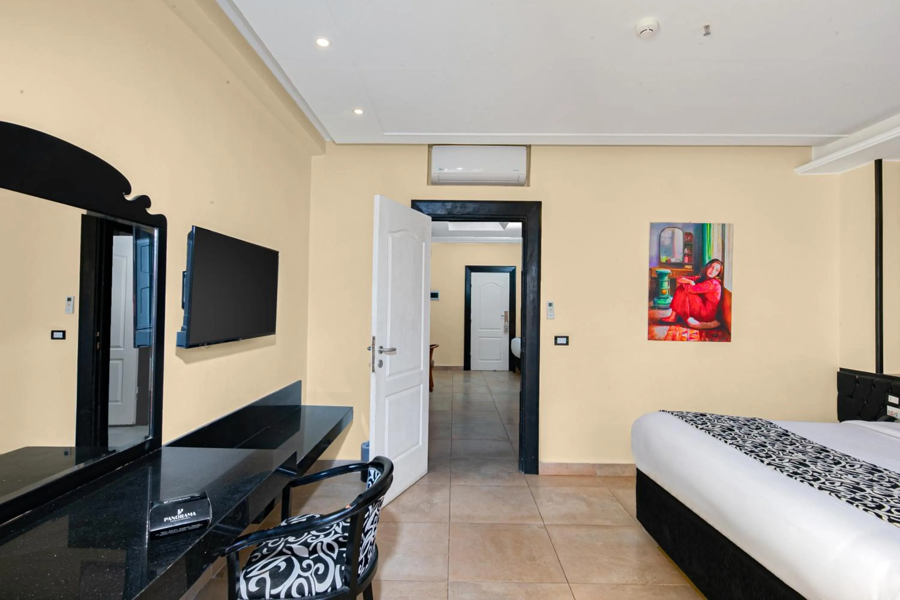 Bed in Panorama Bungalows Resort El Gouna