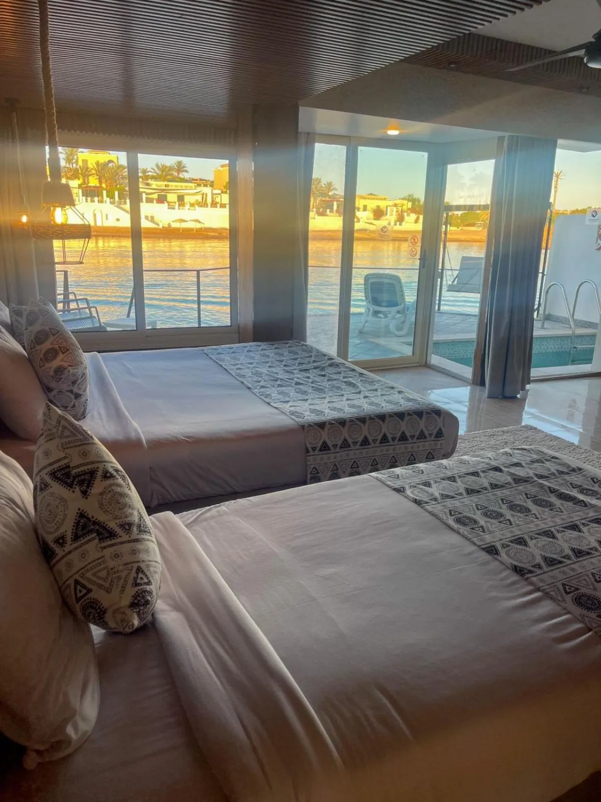 Bed in Panorama Bungalows Resort El Gouna