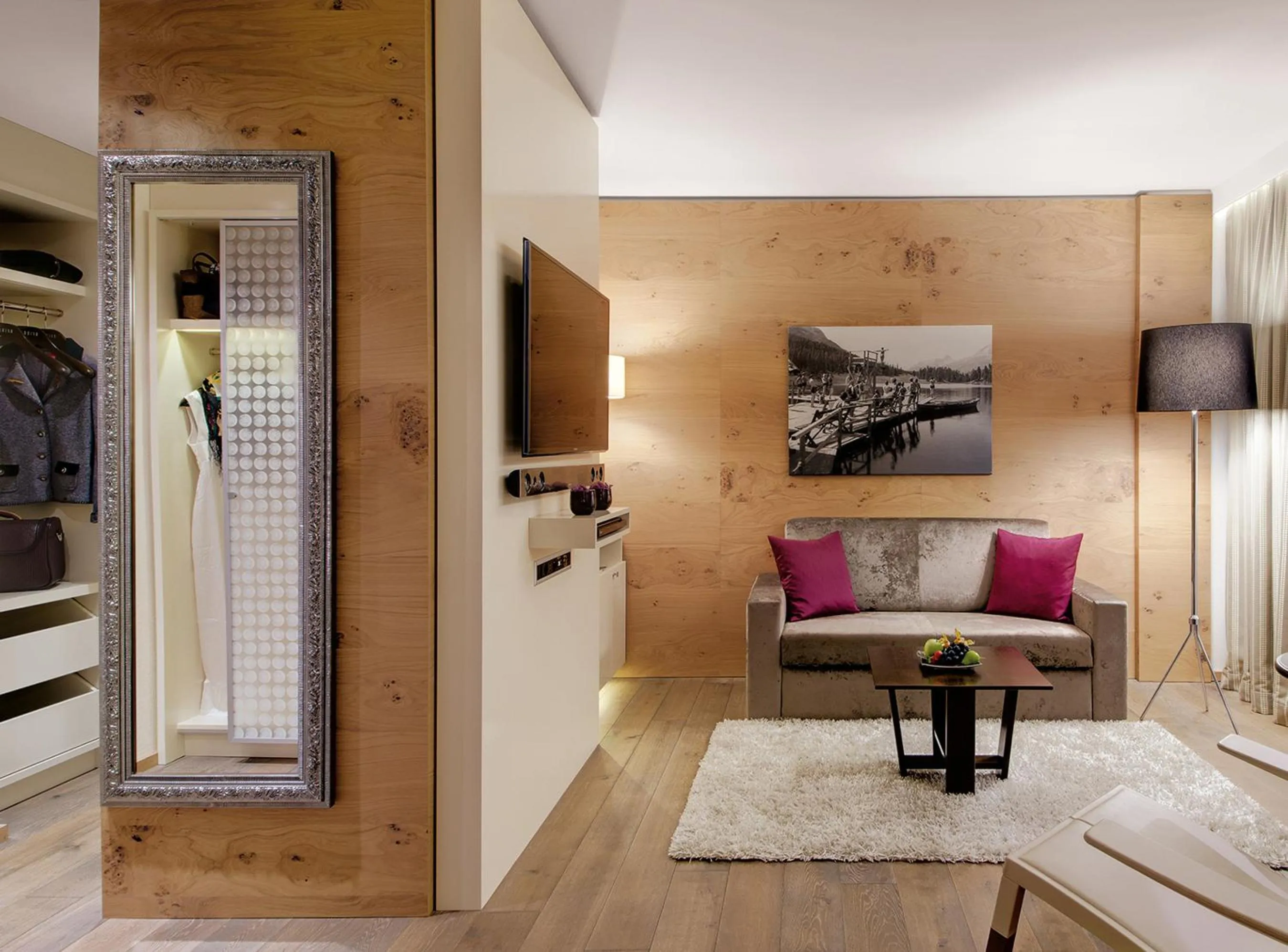 Living room in Giardino Mountain