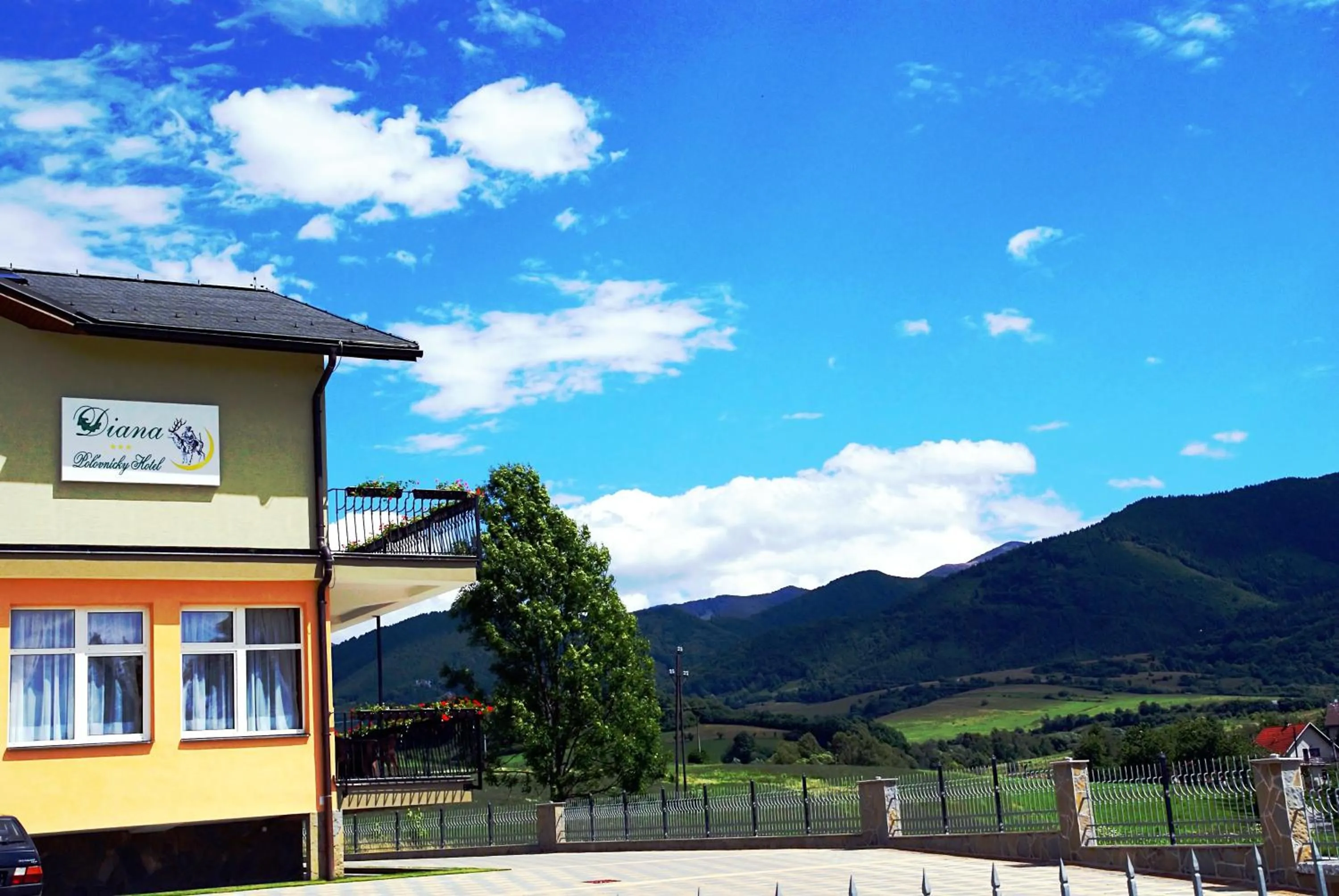 Facade/entrance in Hotel Diana