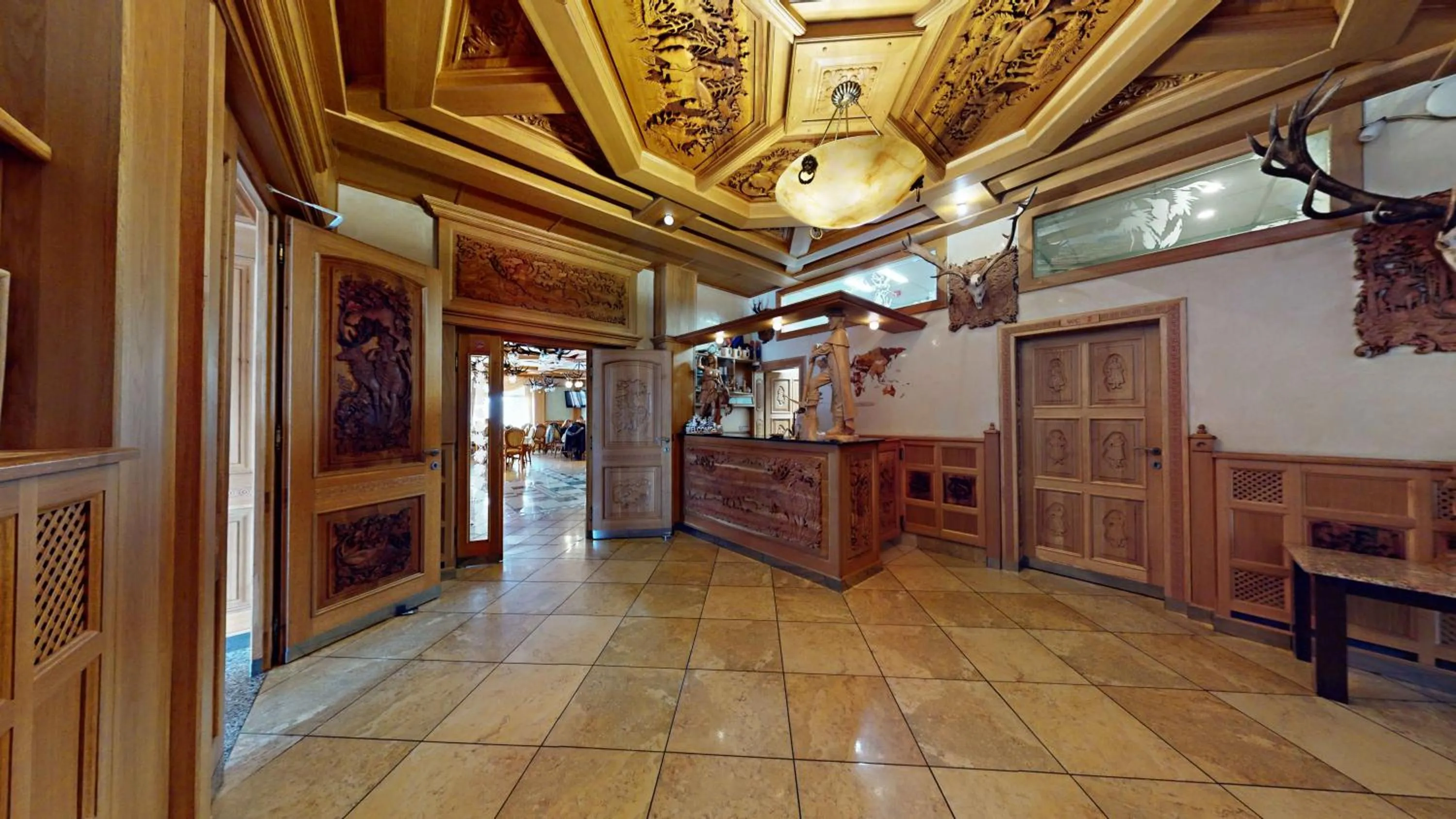 Lobby or reception in Hotel Diana