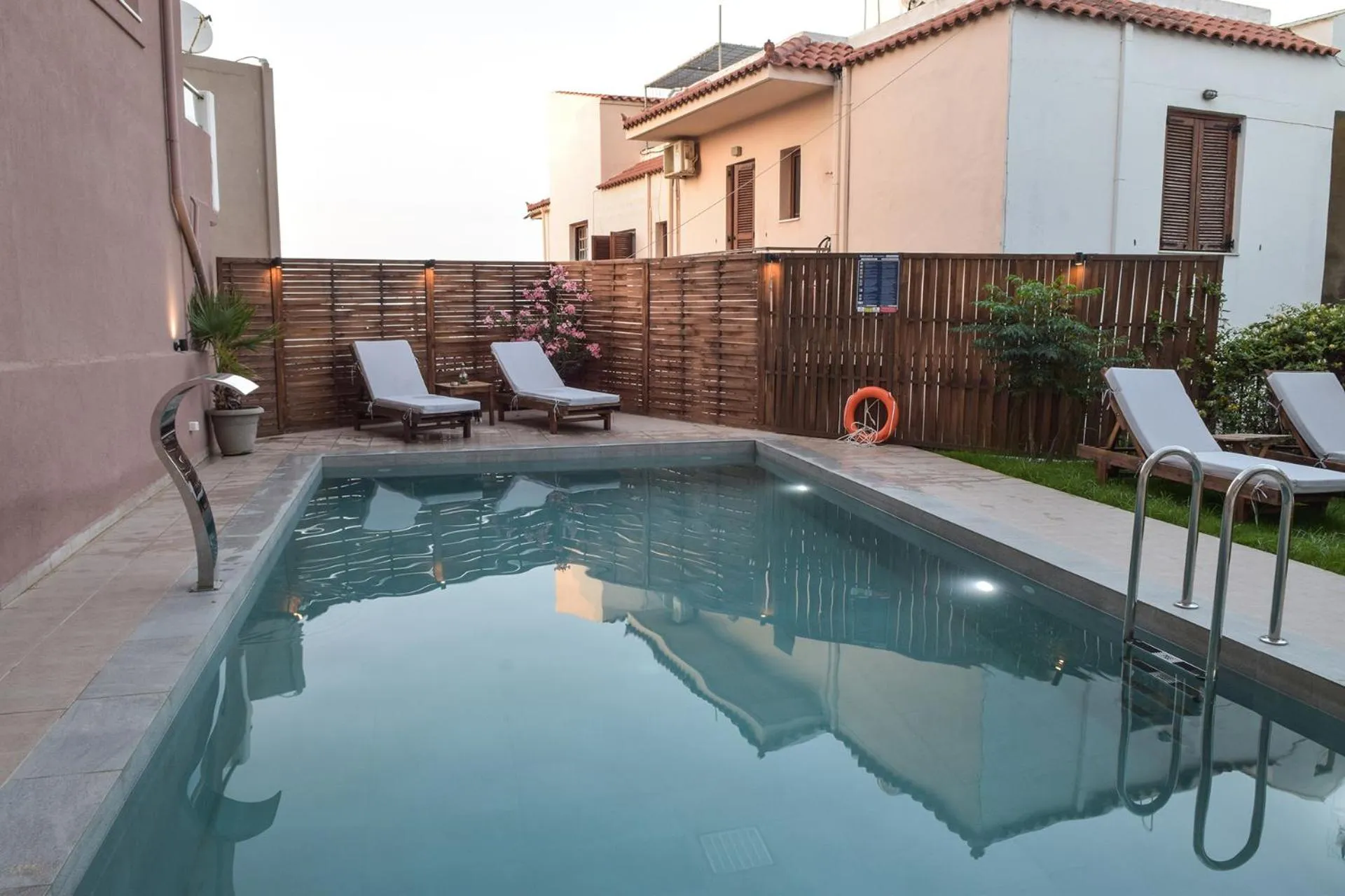 Swimming pool in Mithos Premium Rooms