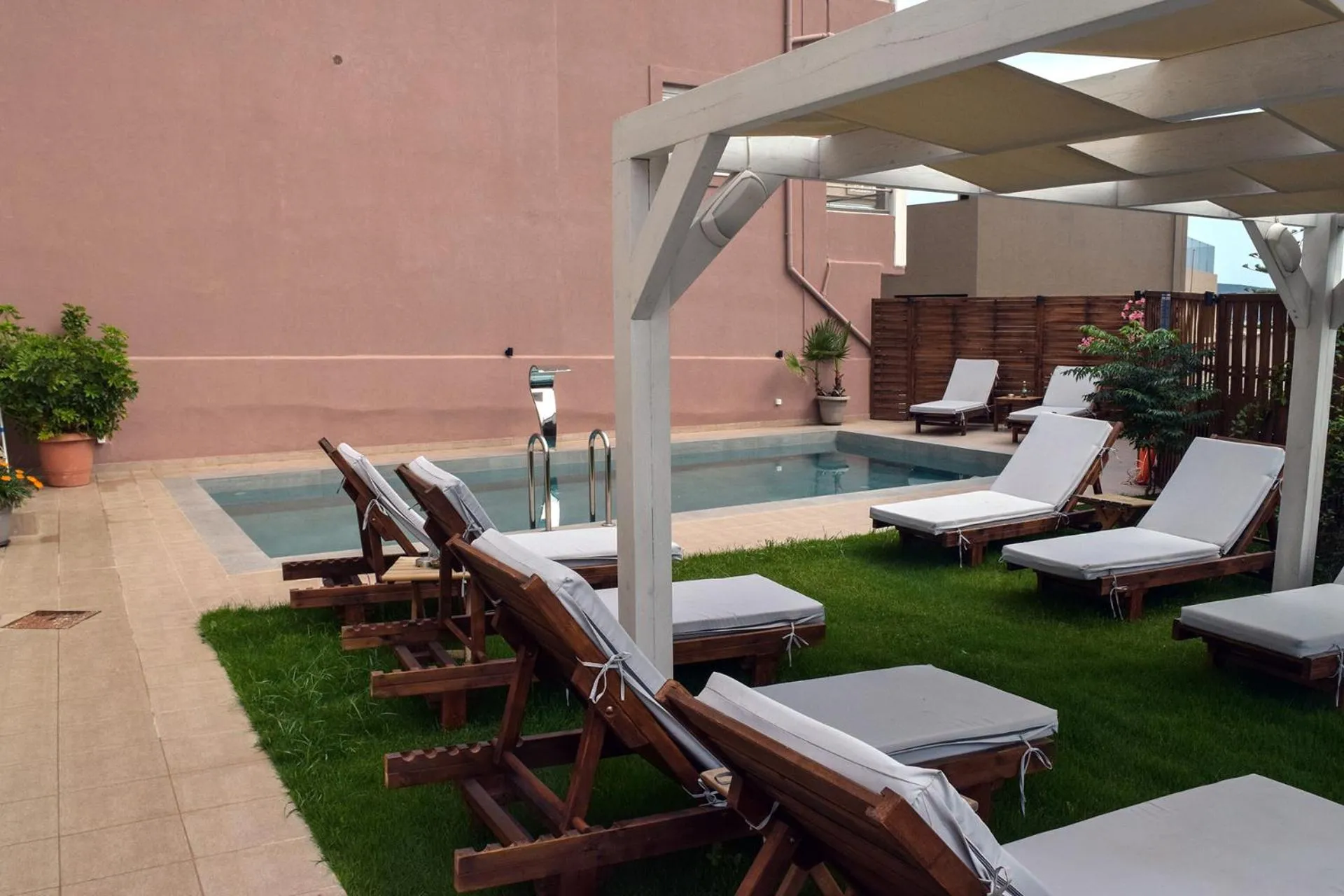 Patio in Mithos Premium Rooms