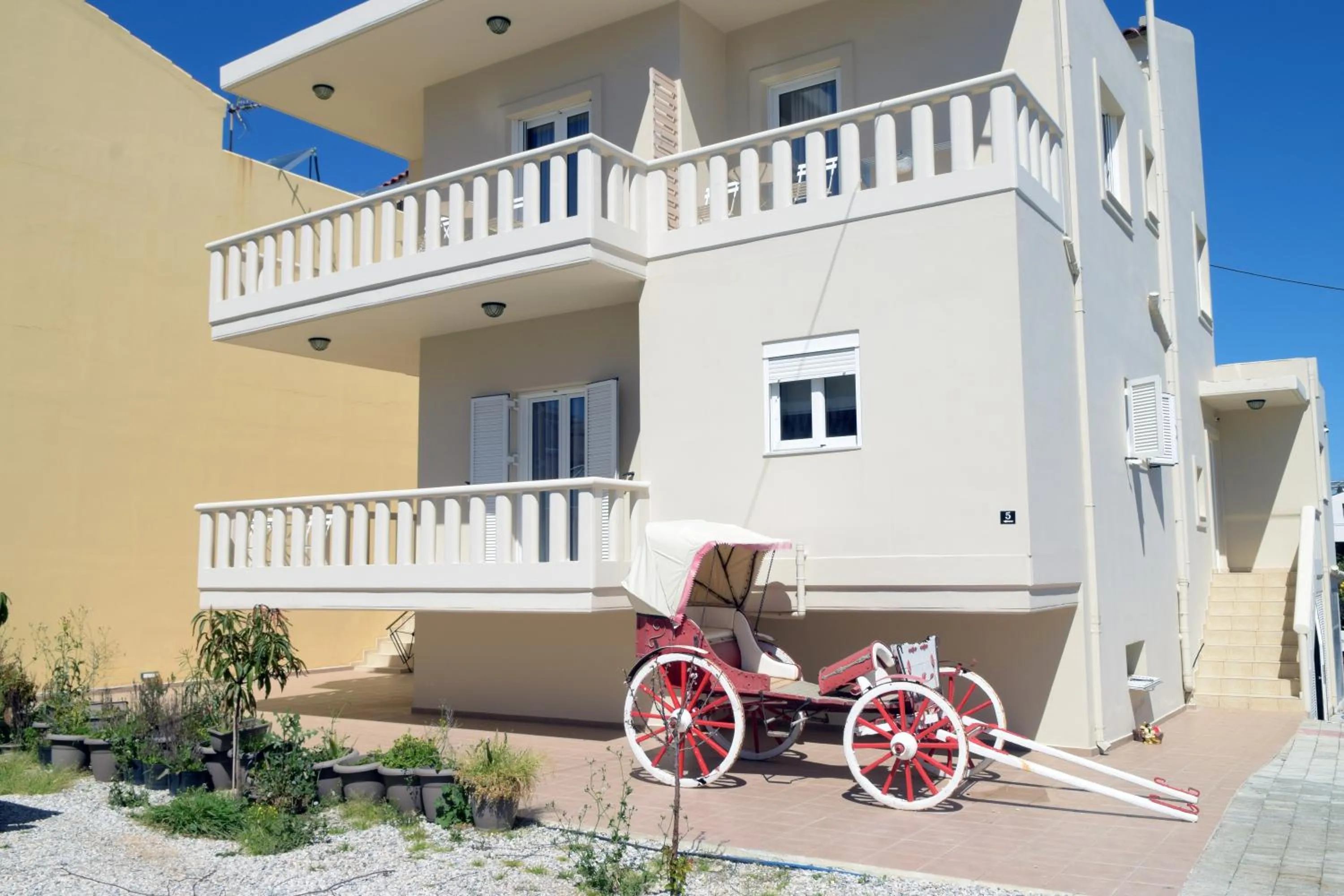 Property building in Mithos Premium Rooms