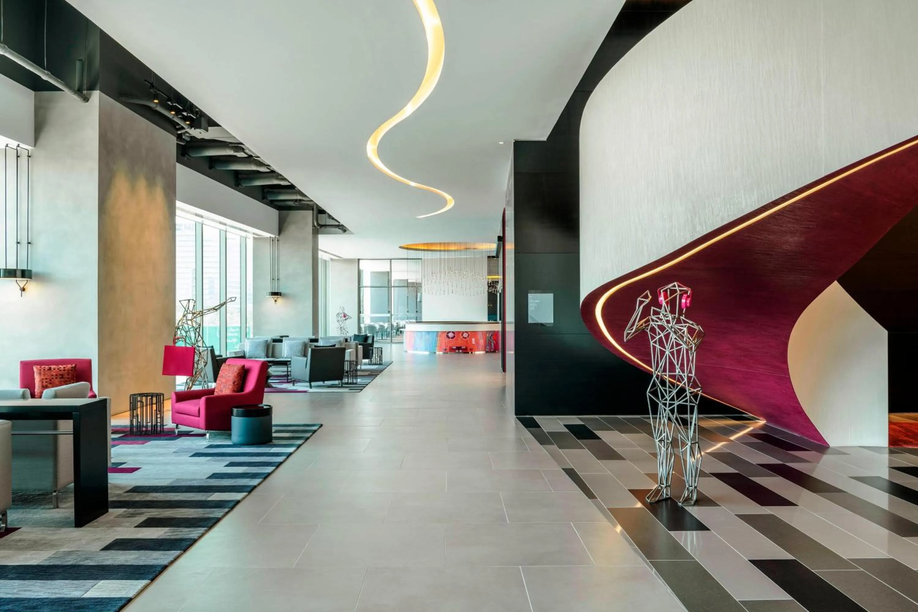 Lounge or bar in Aloft Dubai Creek