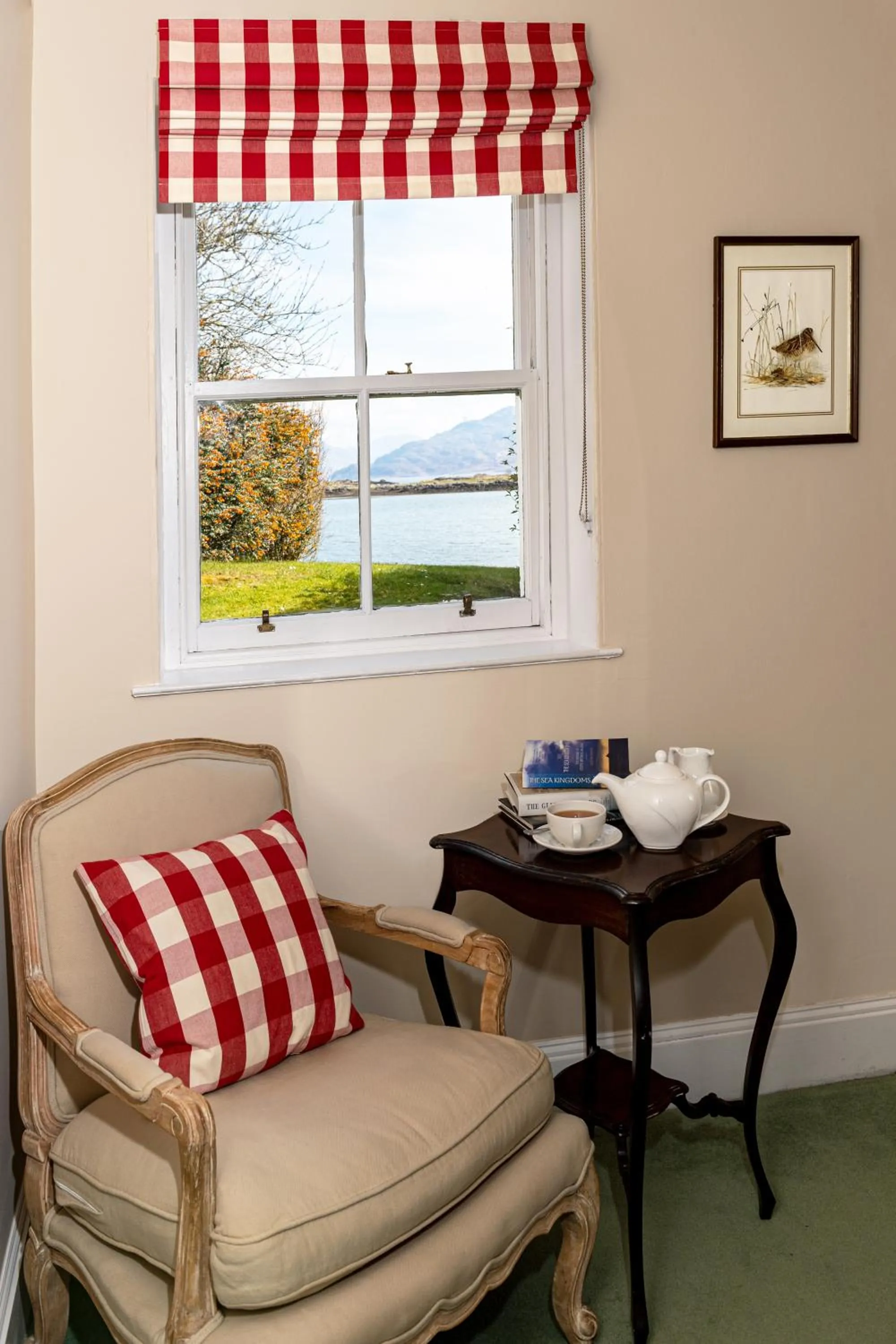 Seating area in Hotel Eilean Iarmain