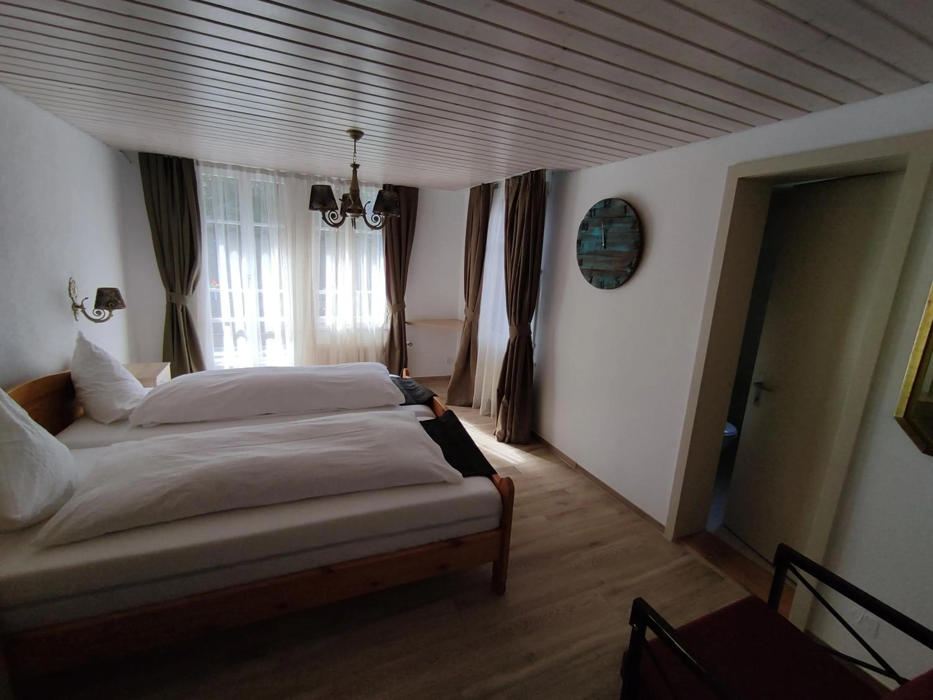 Photo of the whole room, Bed in Hotel Restaurant Jungfrau