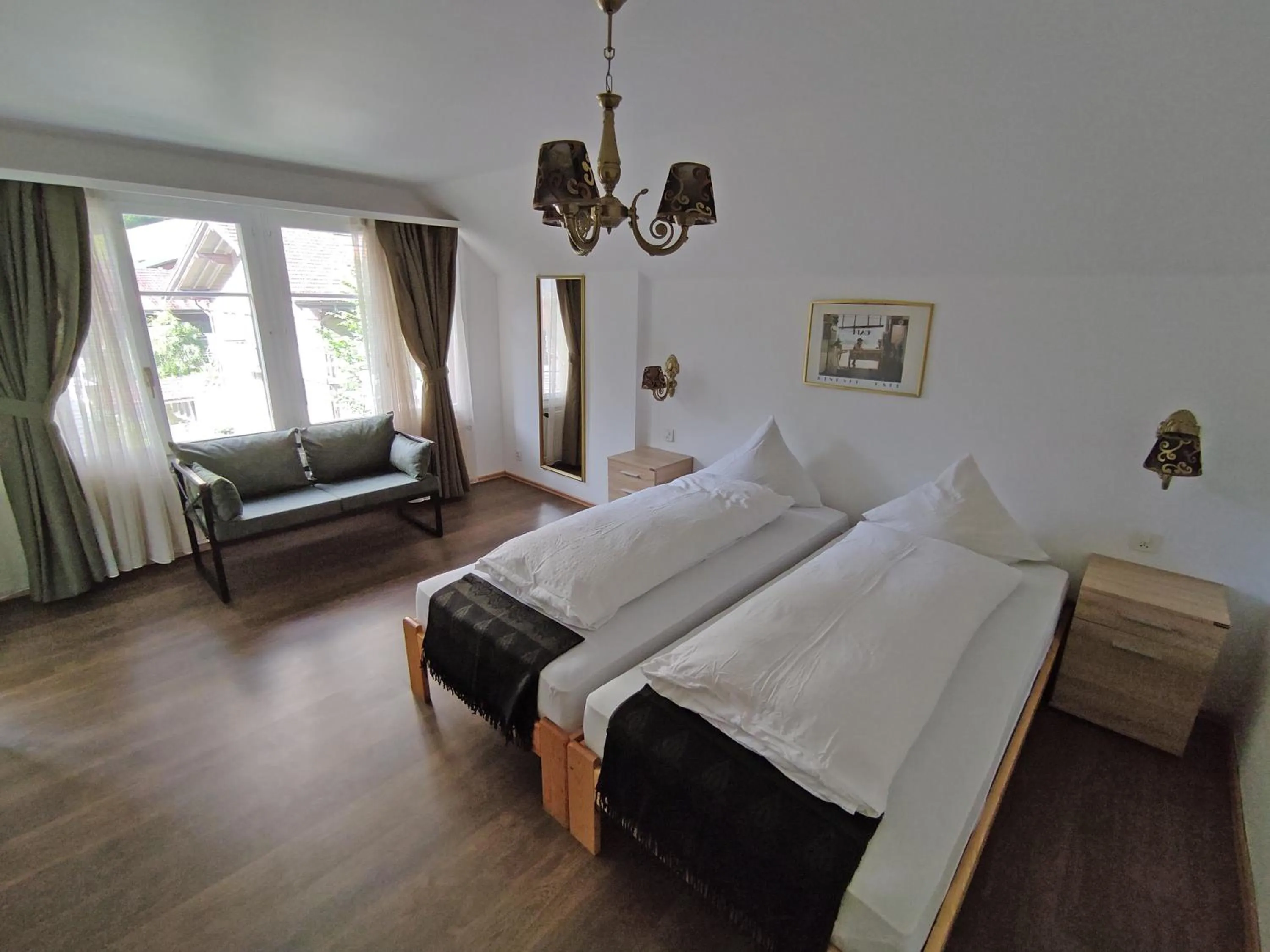 Photo of the whole room, Bed in Hotel Restaurant Jungfrau