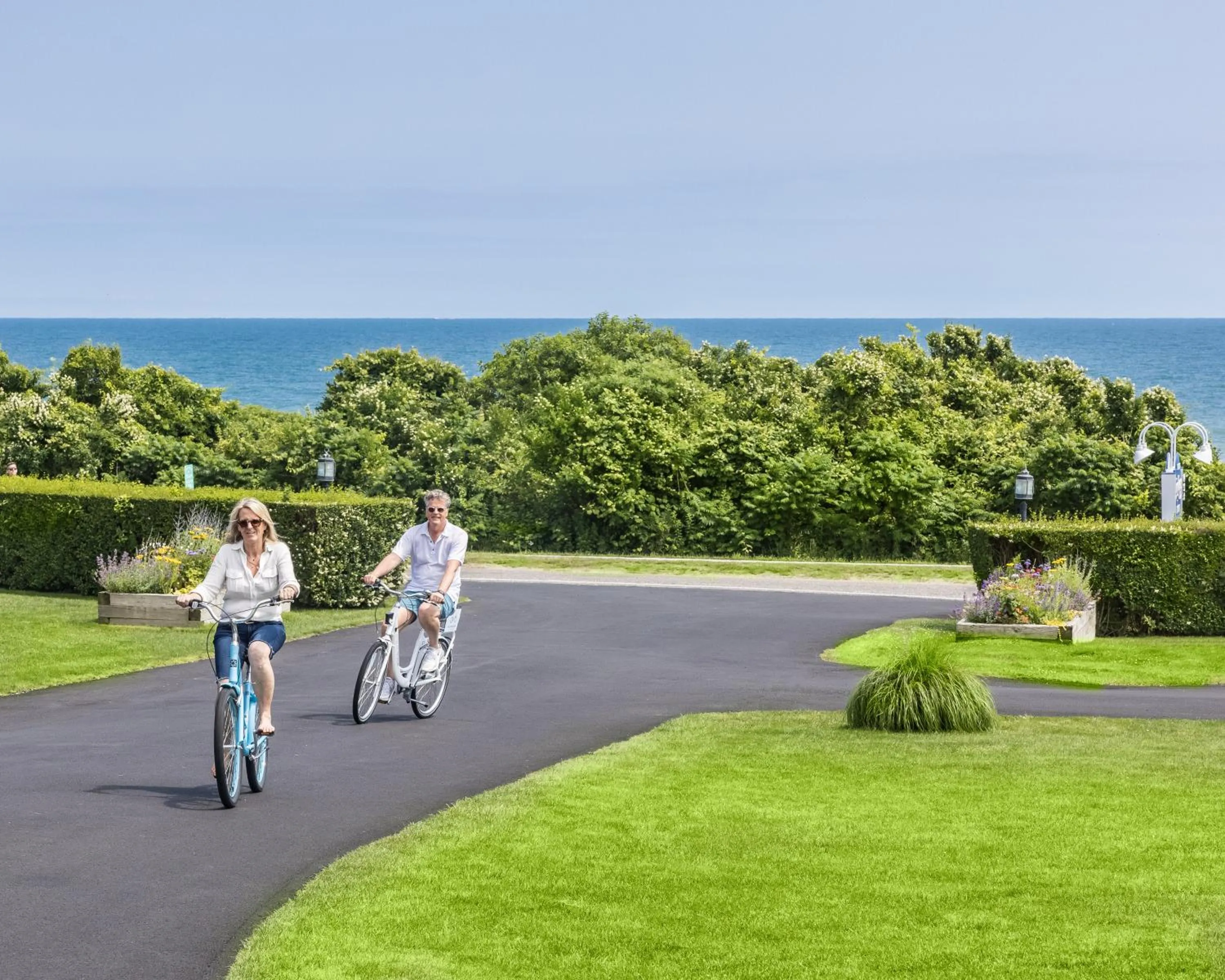 People in Hartman's Briney Breezes Beach Resort