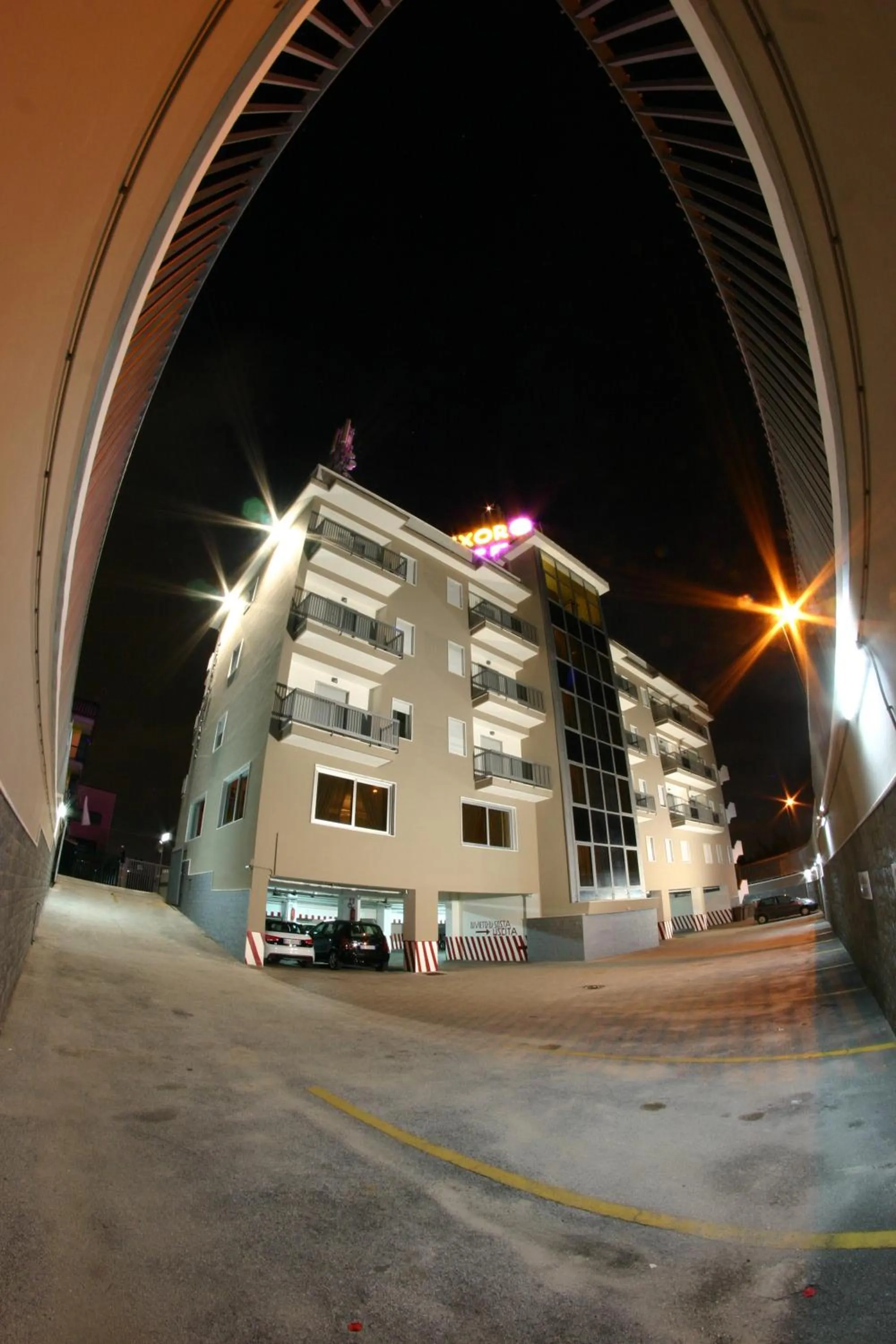 Facade/entrance in Hotel Luxor