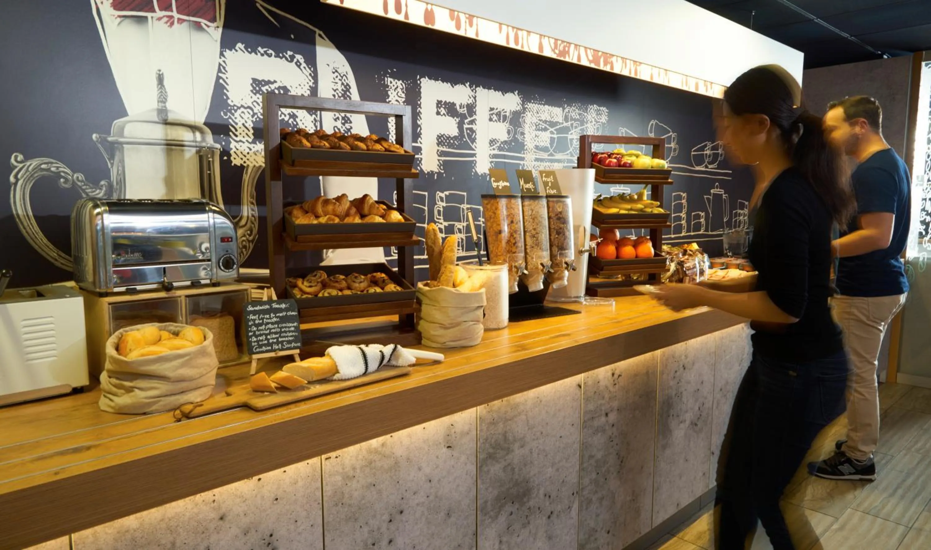 Buffet breakfast in ibis budget Birmingham Centre