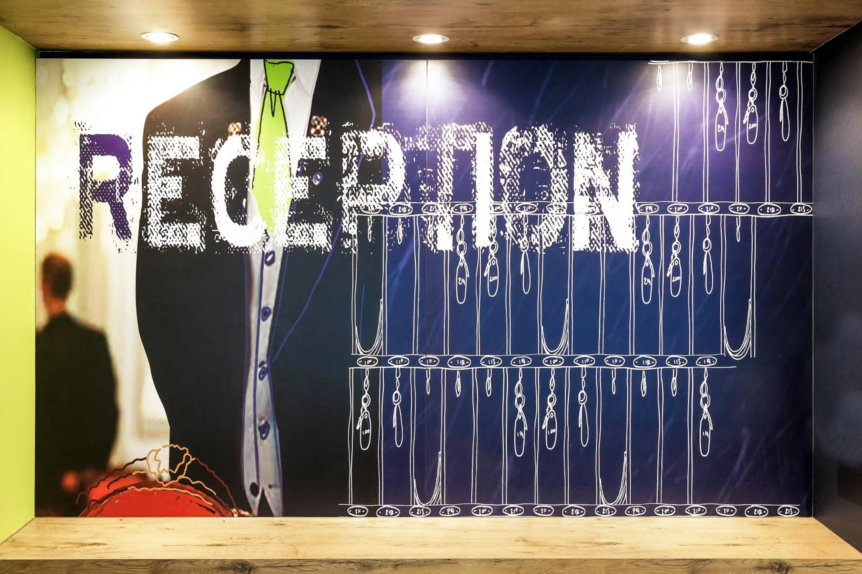 Lobby or reception in ibis budget Birmingham Centre