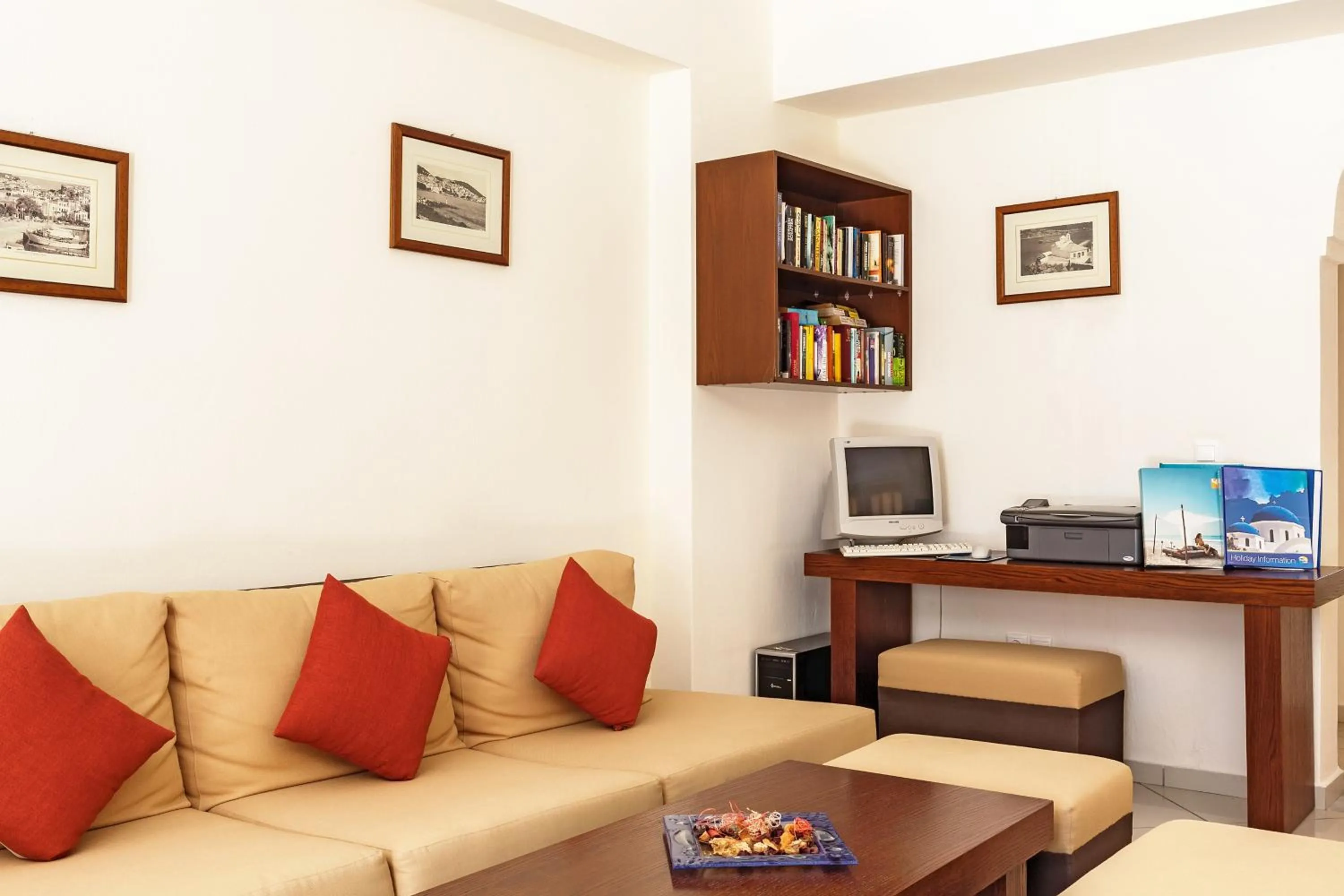 Library in Aeolos Hotel