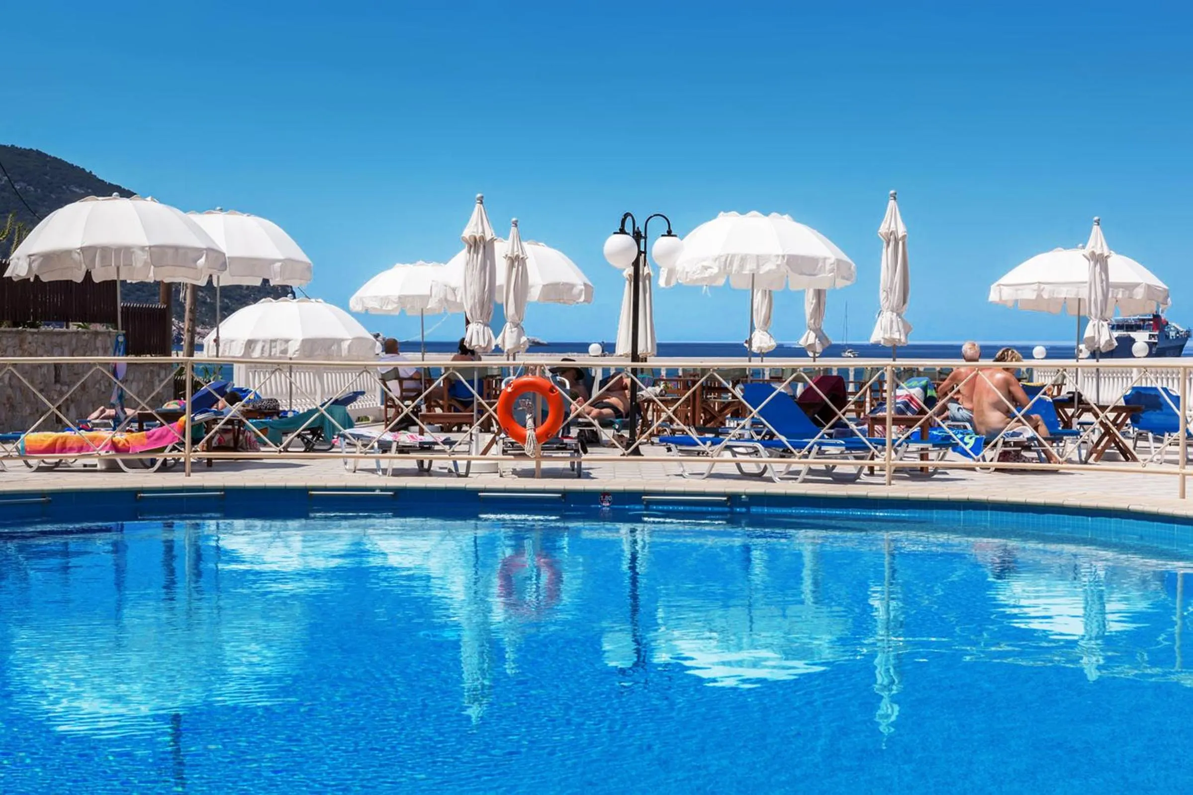Swimming pool in Aeolos Hotel