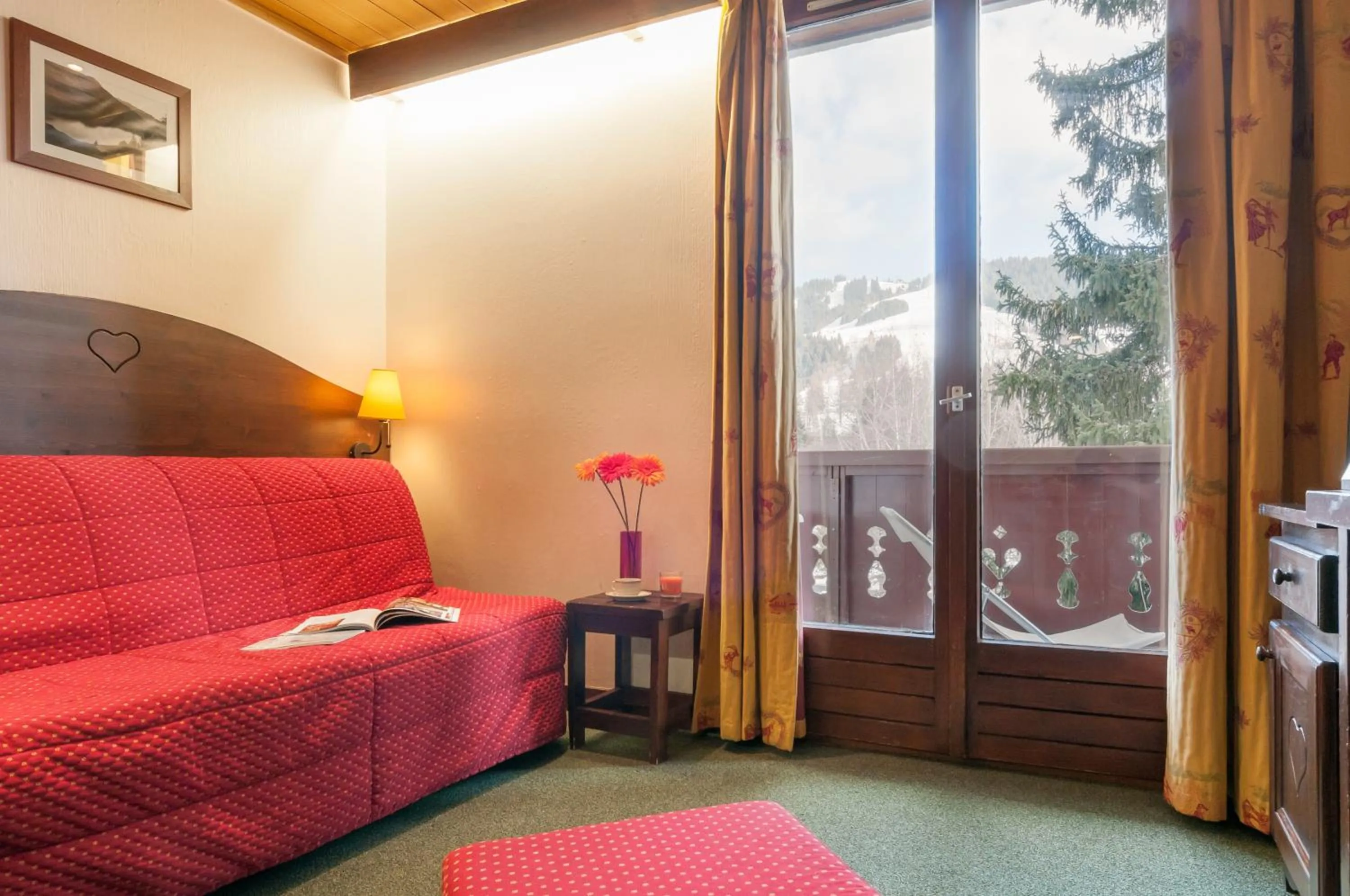 Living room in Résidence Pierre & Vacances Le Mont d'Arbois