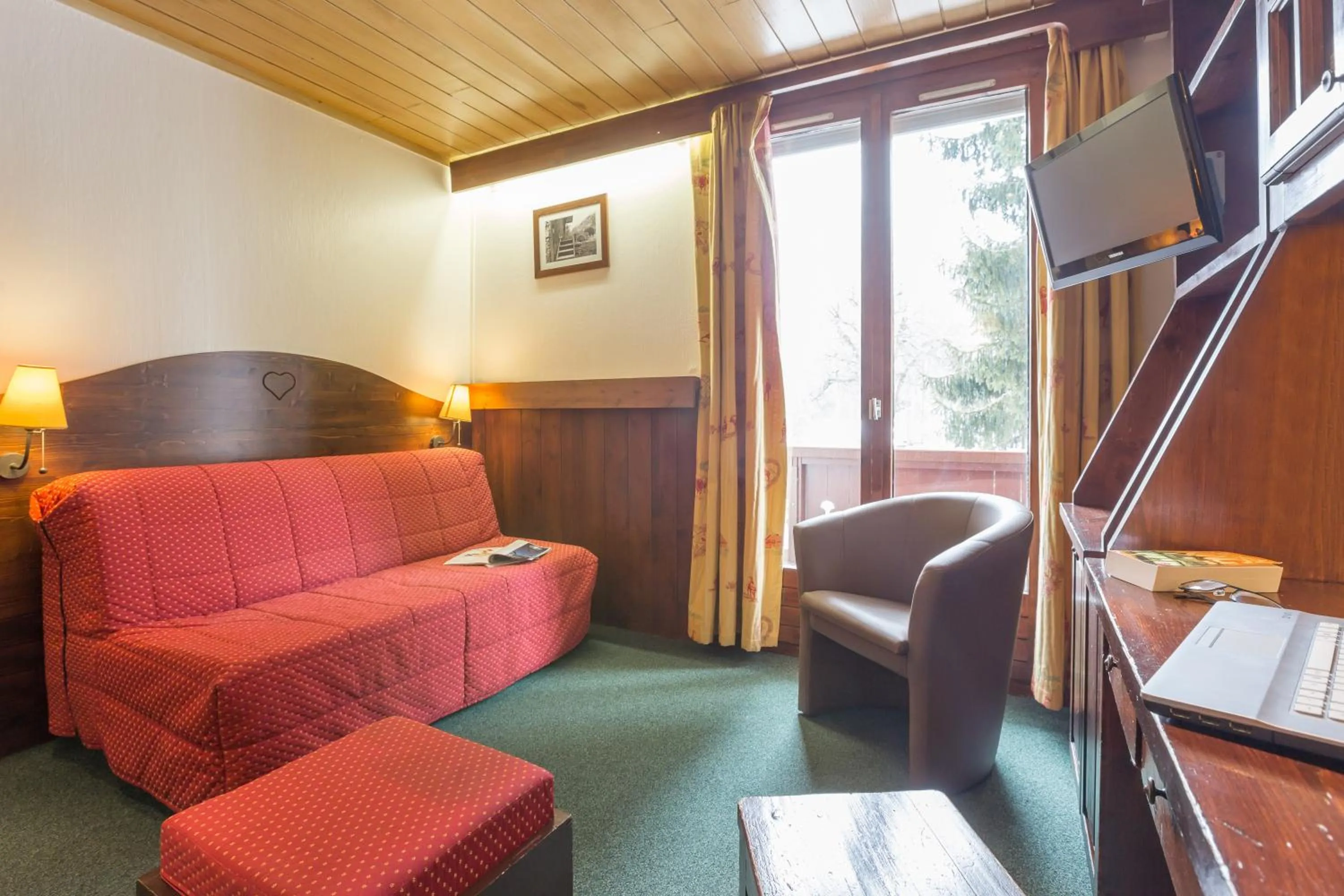 Bed in Résidence Pierre & Vacances Le Mont d'Arbois