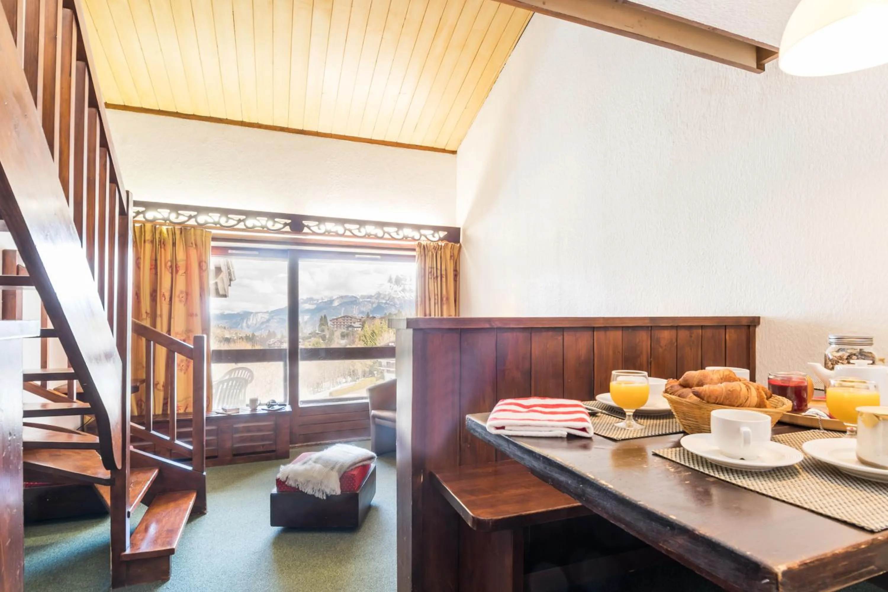 Living room in Résidence Pierre & Vacances Le Mont d'Arbois