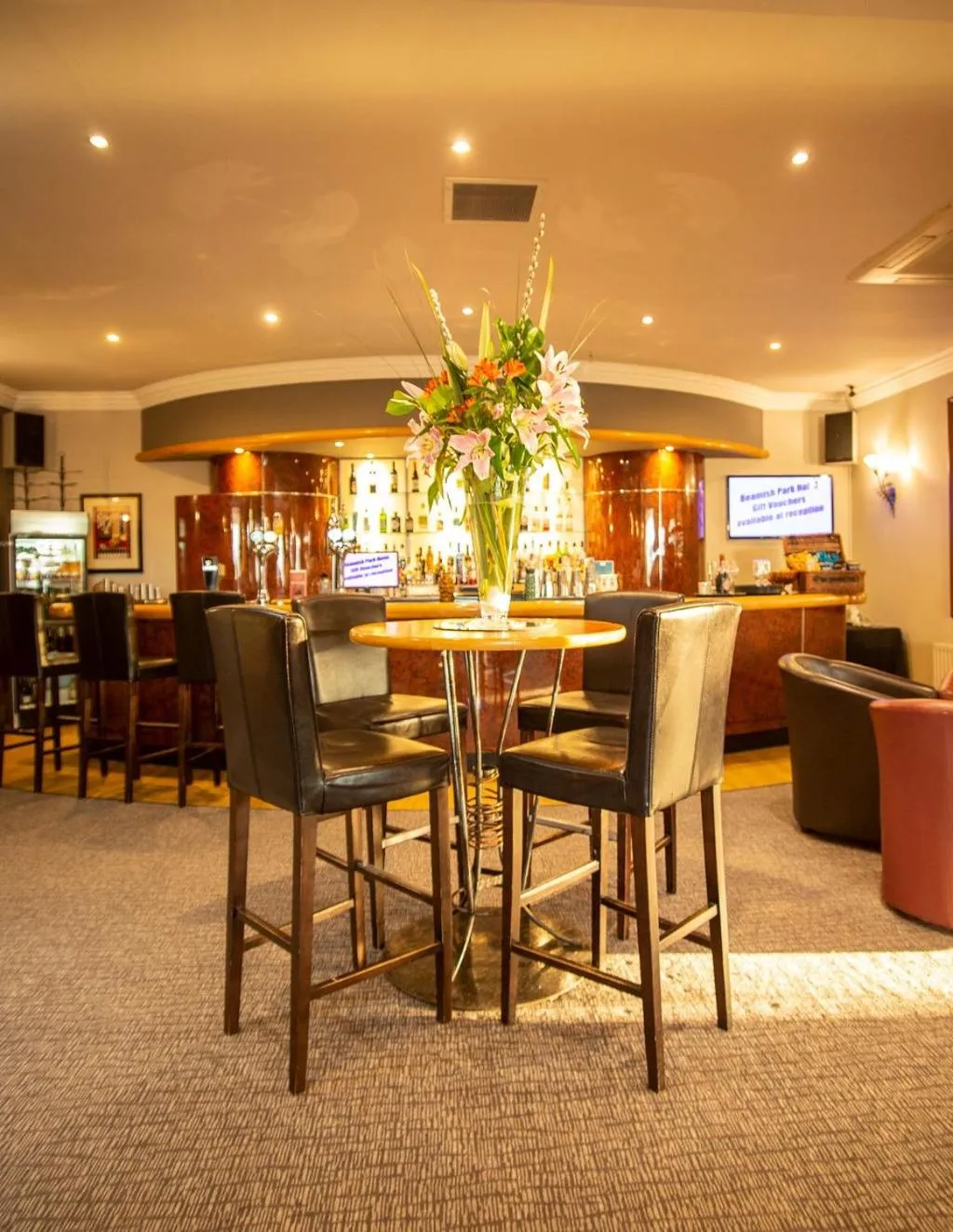 Restaurant/places to eat in Beamish Park Hotel