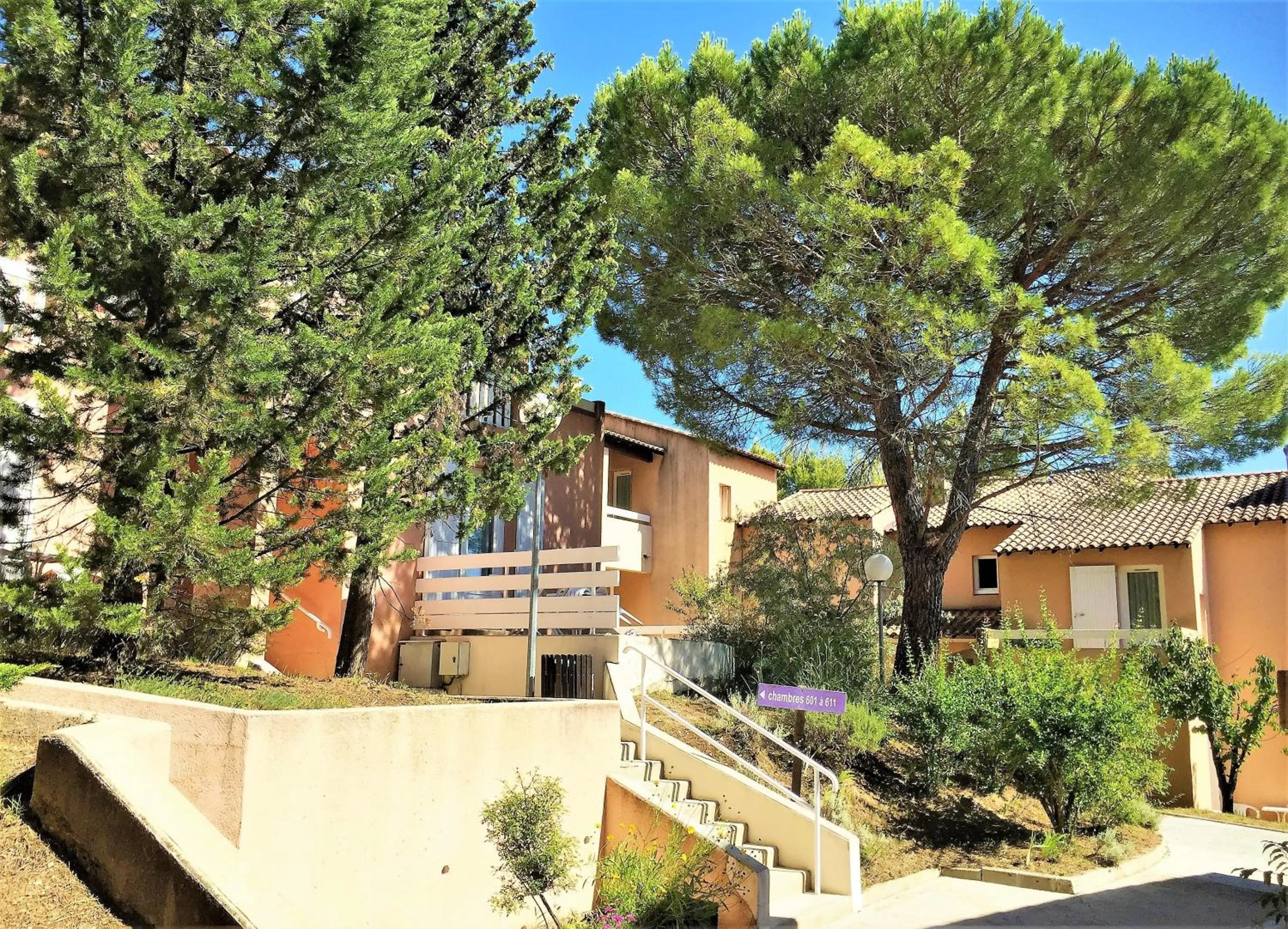 Garden view in Village vacances Le Hameau des Oliviers