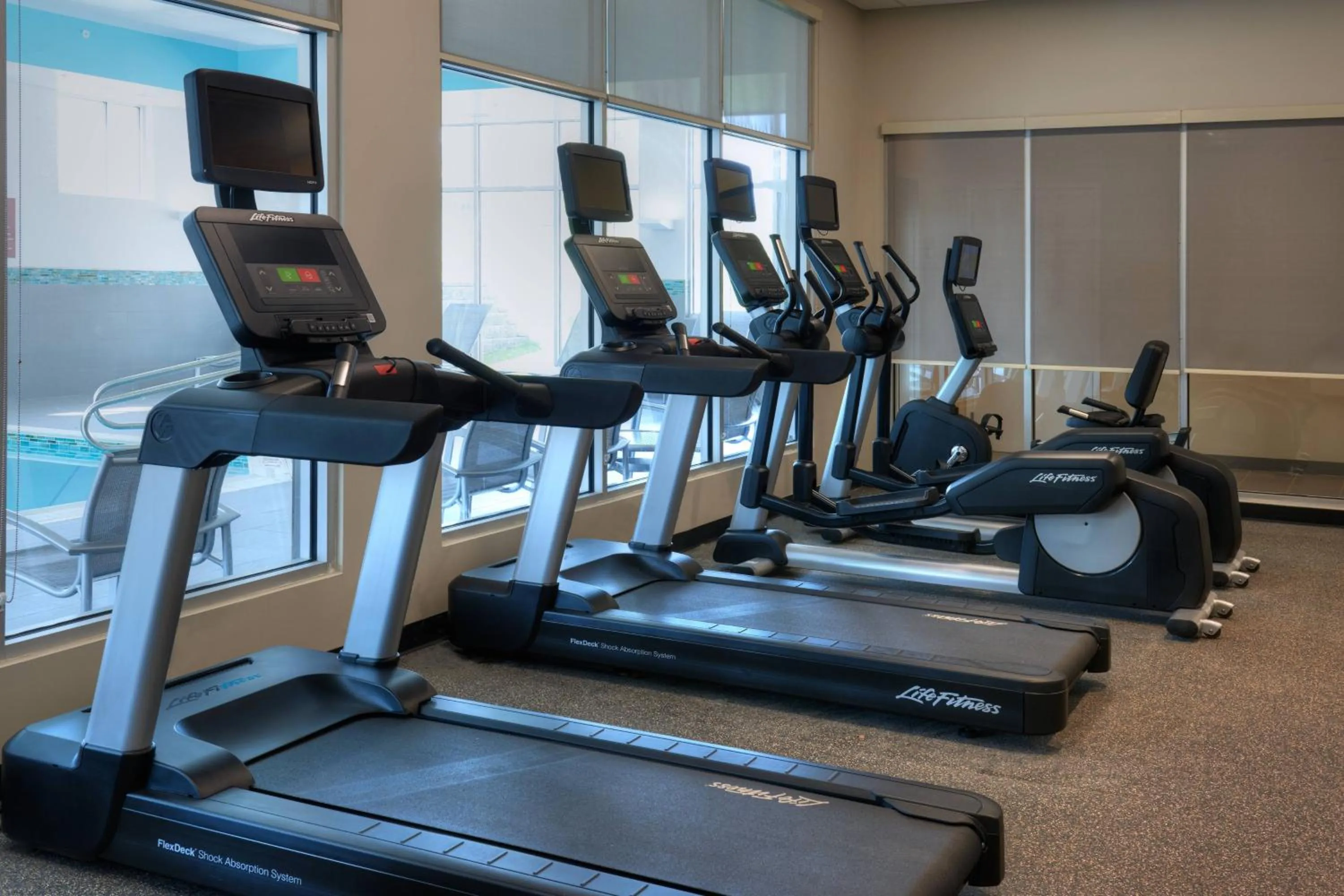 Fitness centre/facilities in TownePlace Suites by Marriott Cleveland Solon