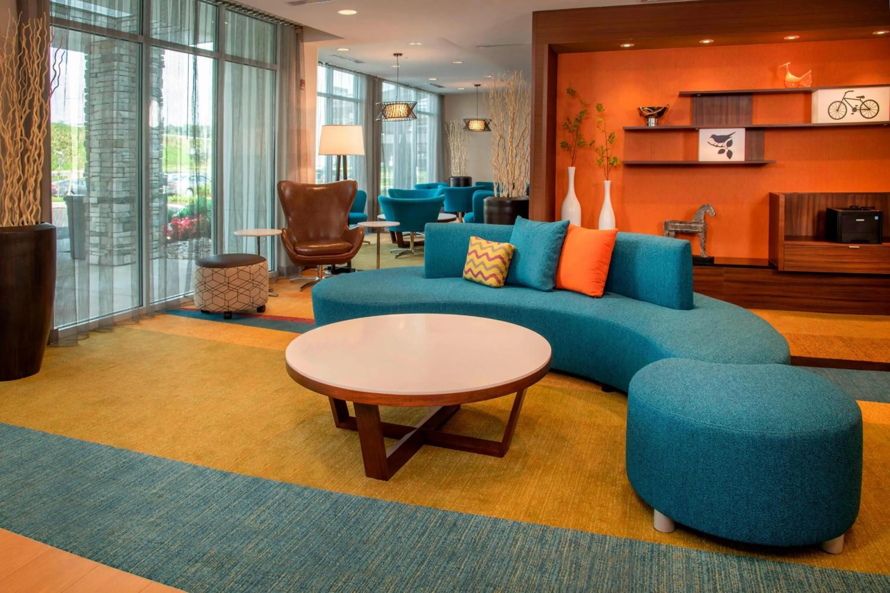 Lobby or reception in Fairfield Inn & Suites by Marriott Harrisburg International Airport