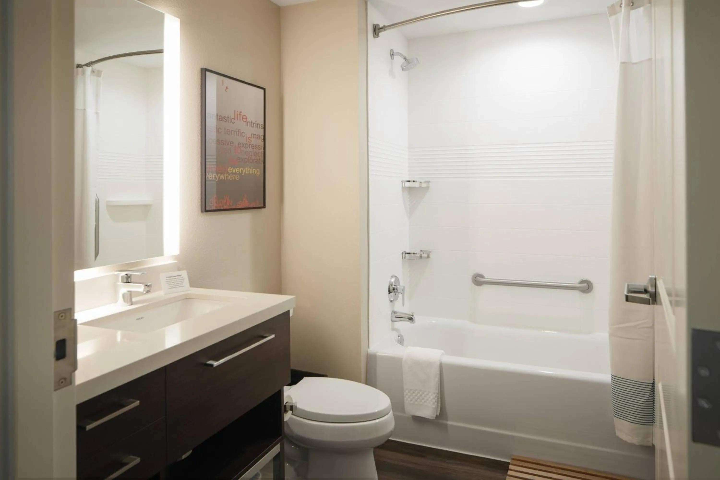 Bathroom in TownePlace Suites by Marriott Tampa South