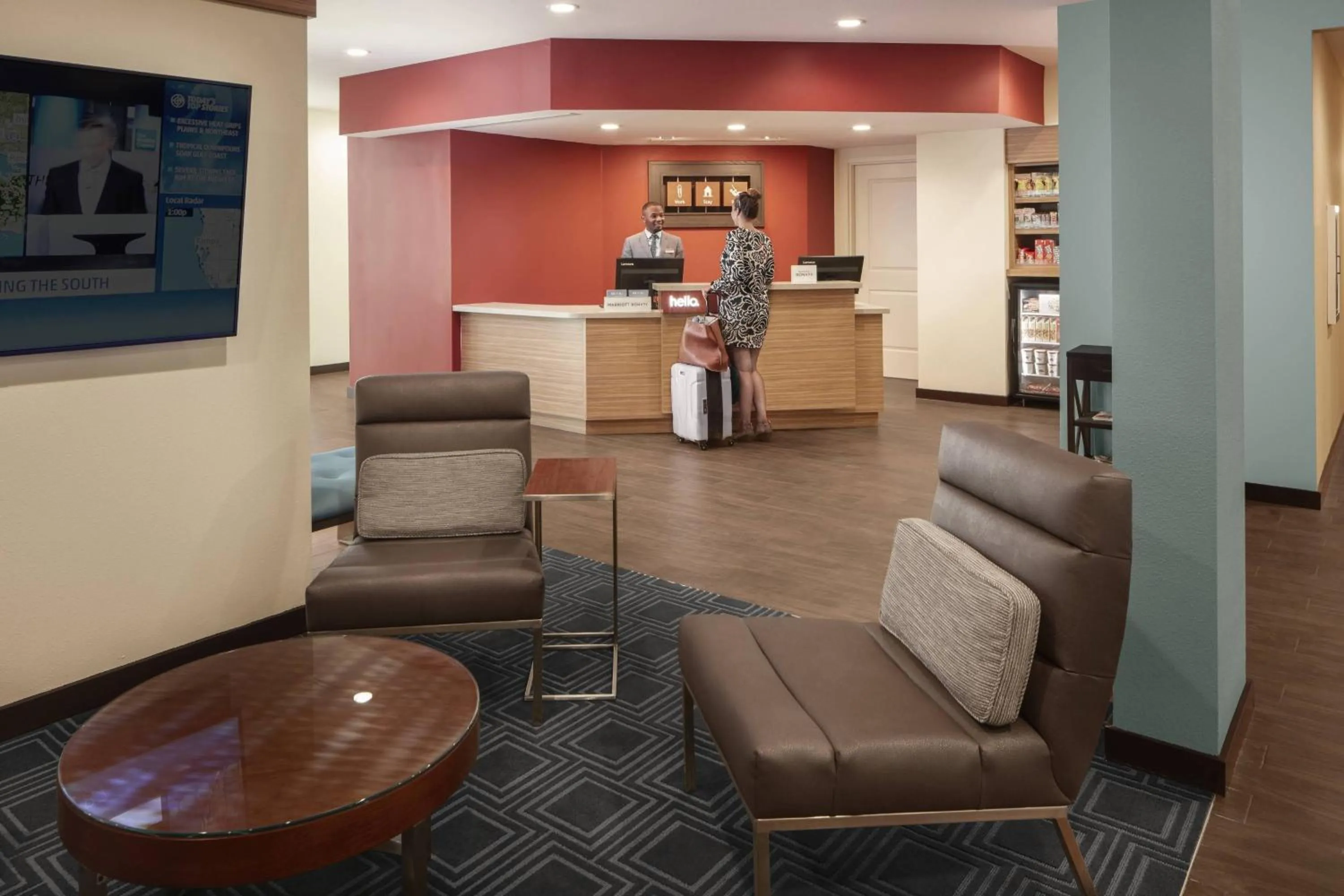 Lobby or reception in TownePlace Suites by Marriott Tampa South