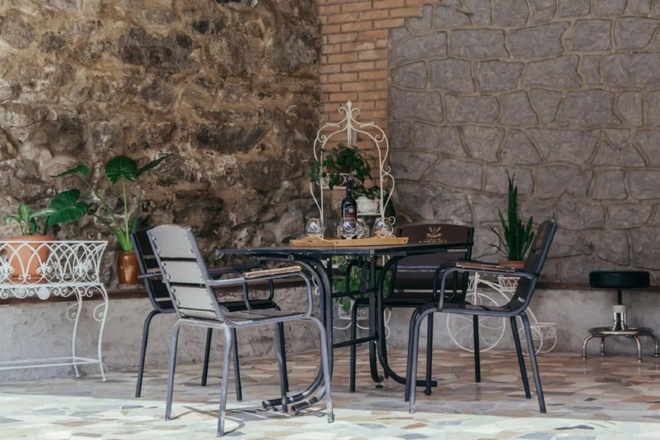 BBQ facilities in Hotel Old Borjomi