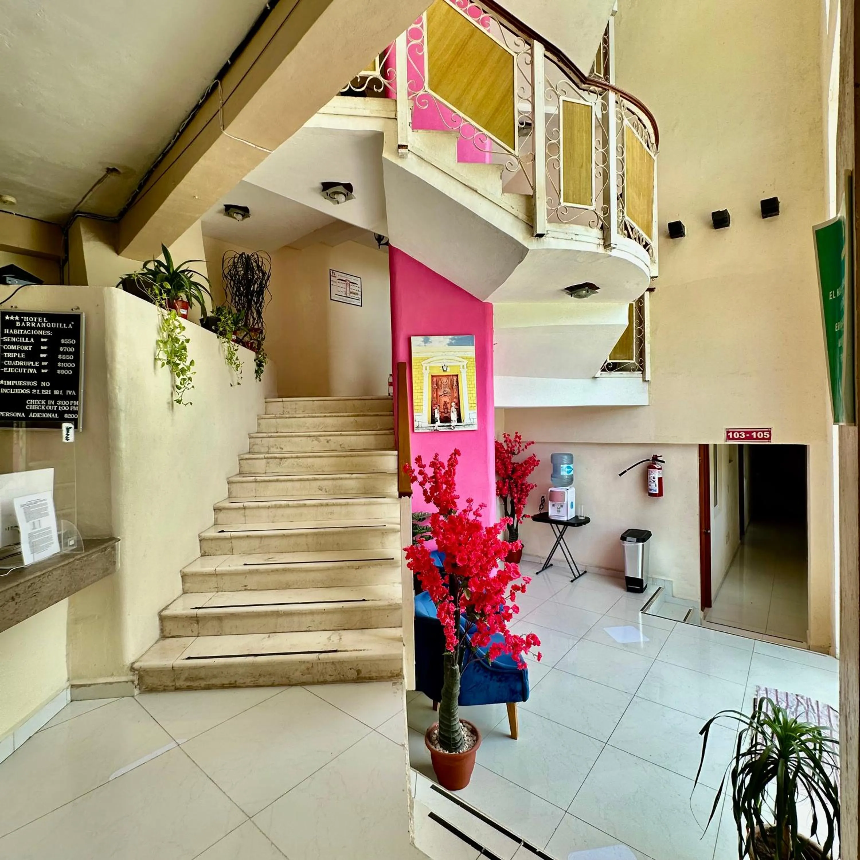Lobby or reception in Hotel Barranquilla
