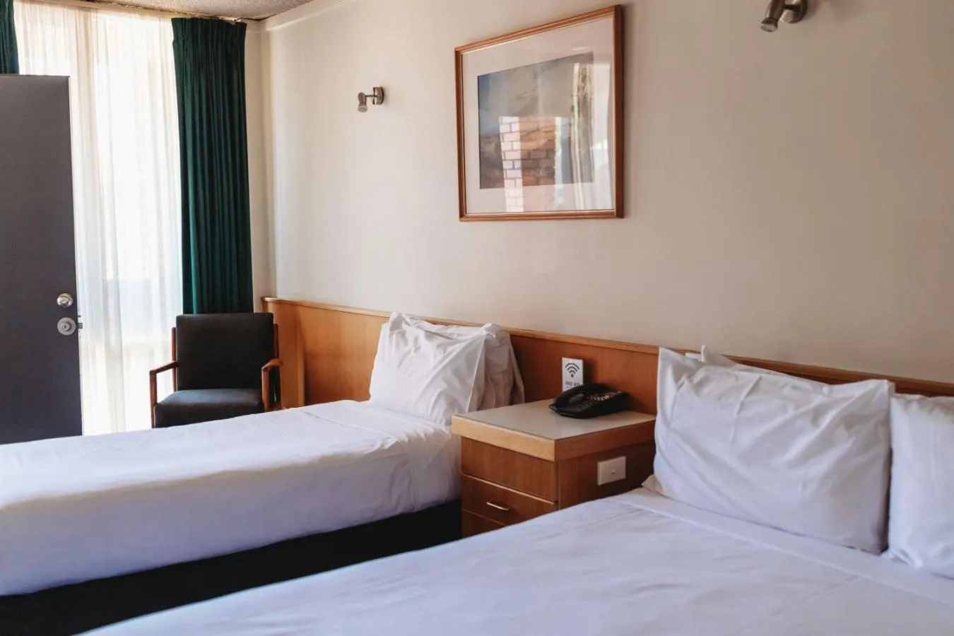 Bed in Echuca Nirebo Motel