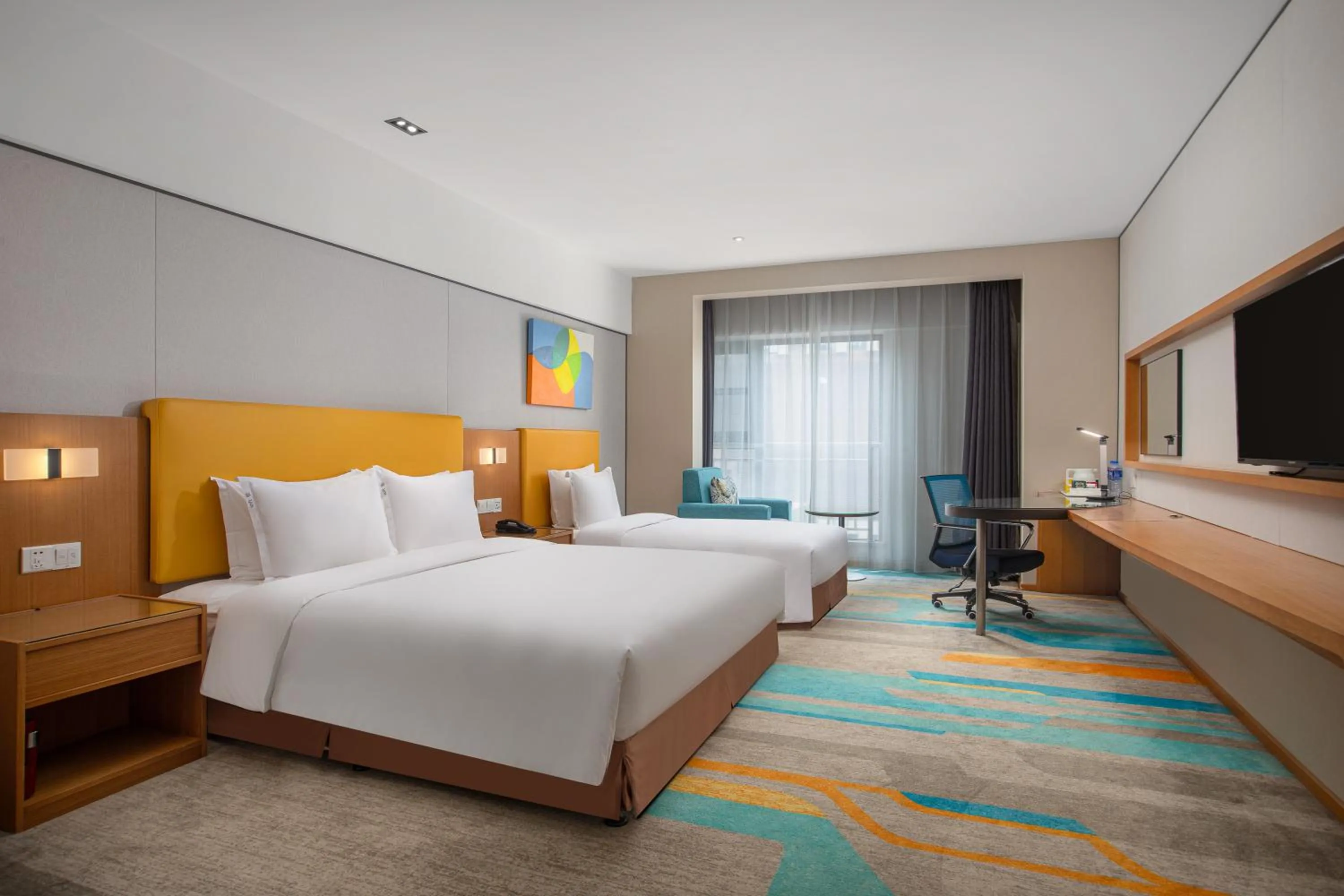Bedroom, Bed in Holiday Inn Express Xi'an Qujiang South by IHG