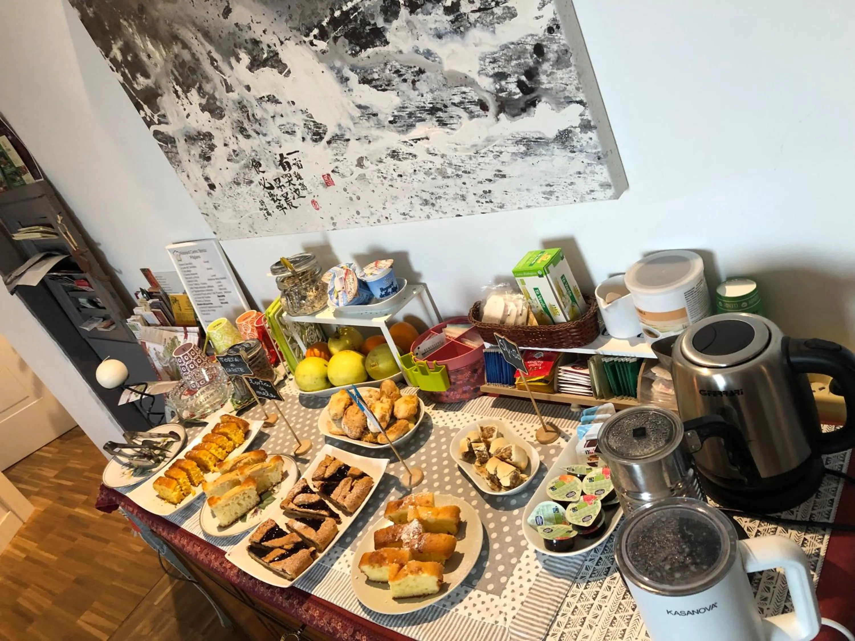 Food and drinks in B&B Dimor'à