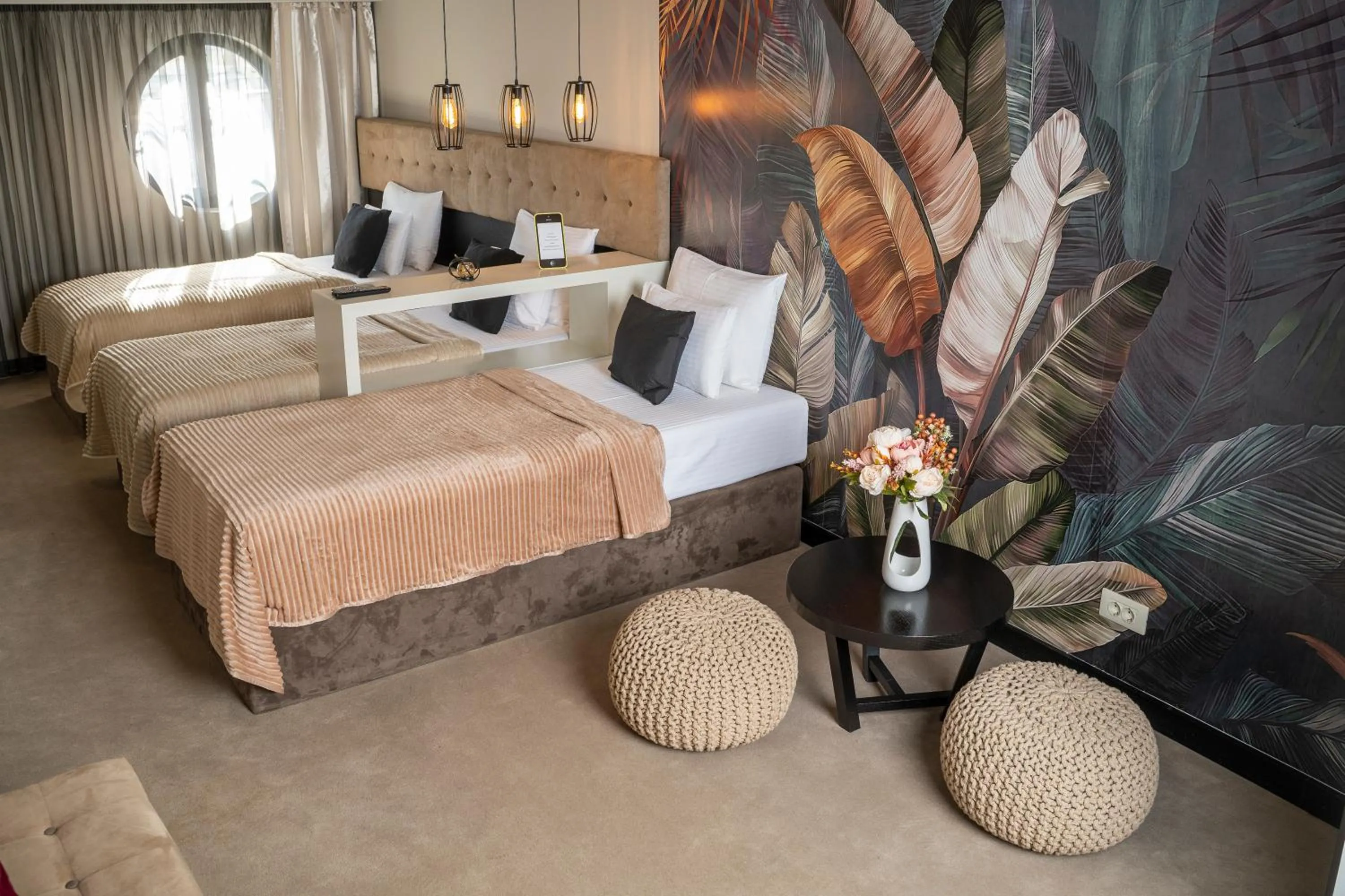 Living room, Bed in Akacija Luxury Suites