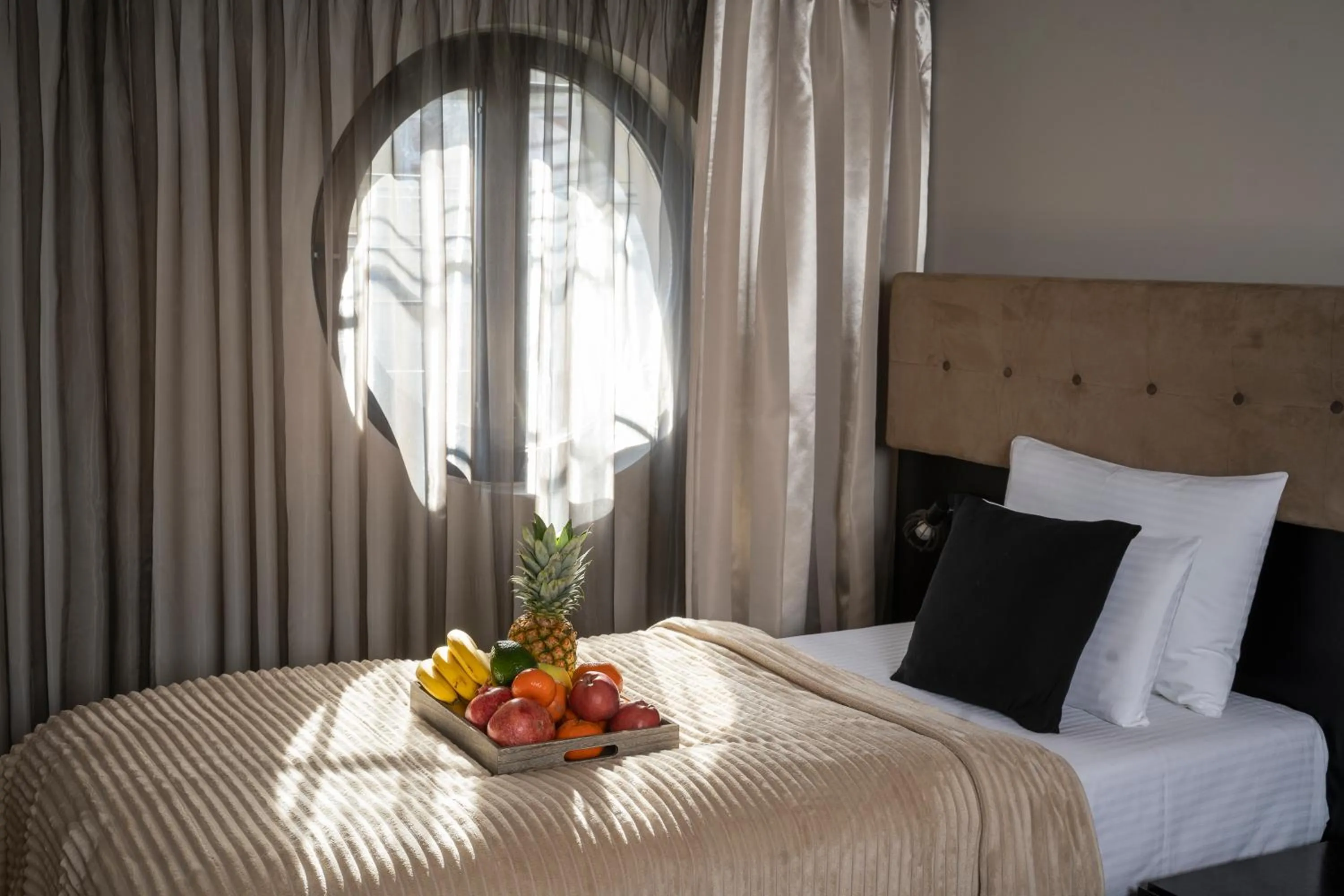 Bed in Akacija Luxury Suites