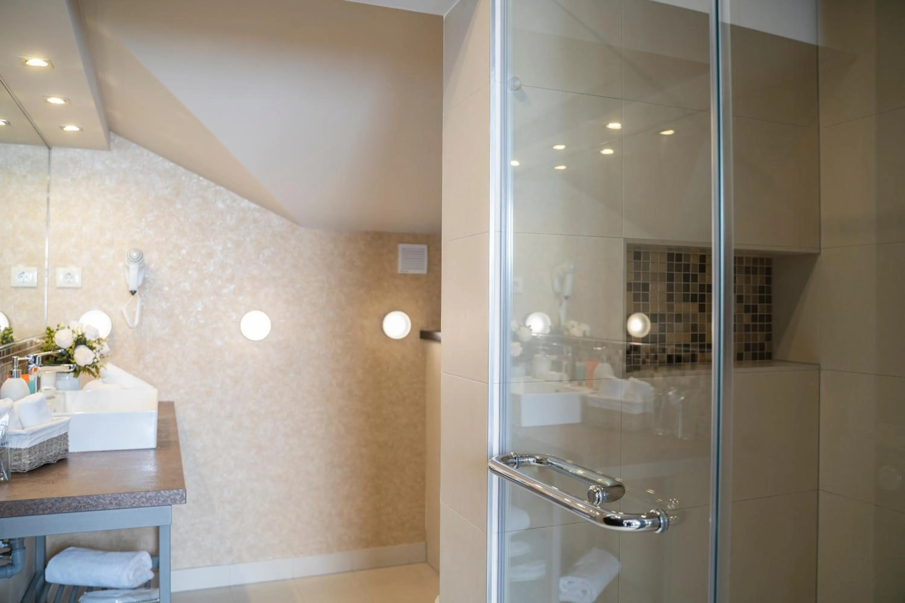 Bathroom in Akacija Luxury Suites- Zemunski kej