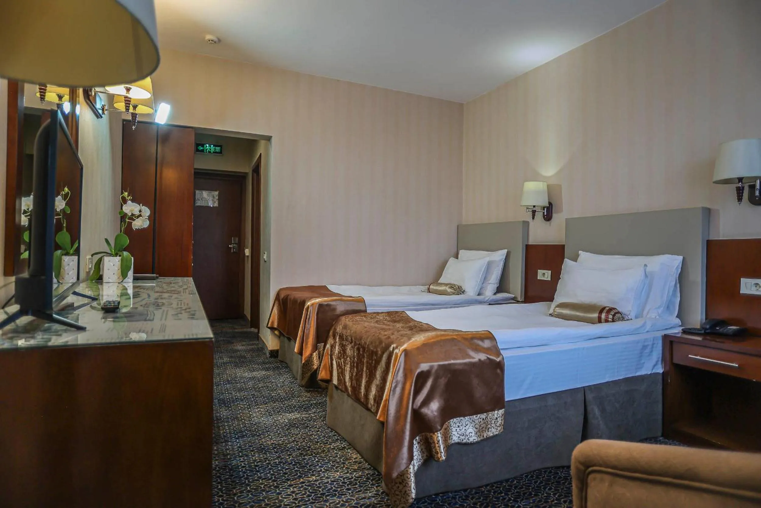 Bed in Grand Hotel Napoca