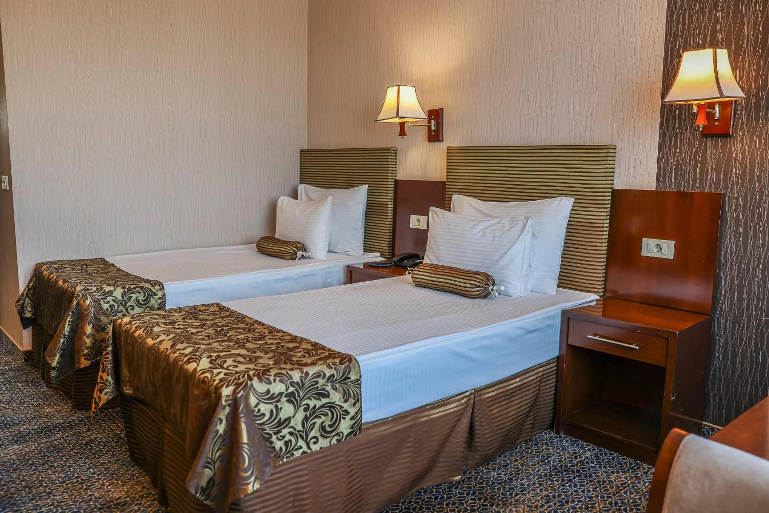 Bed in Grand Hotel Napoca