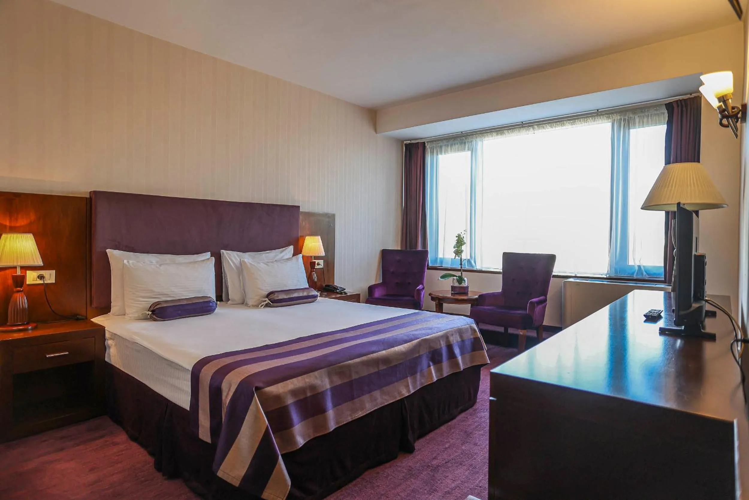 Bed in Grand Hotel Napoca