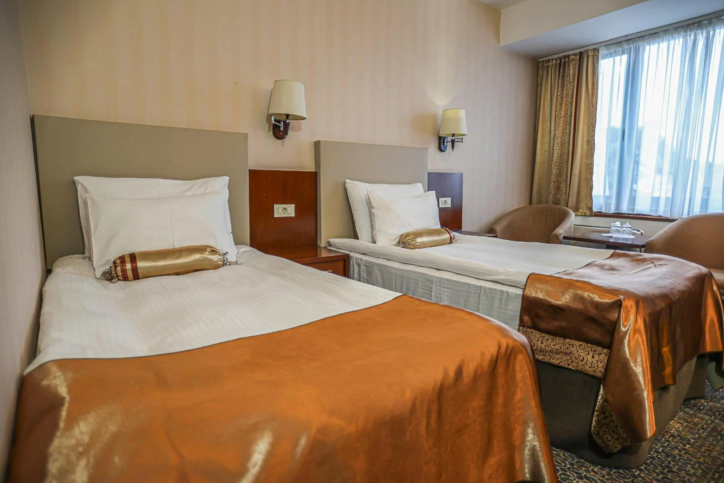 Bed in Grand Hotel Napoca