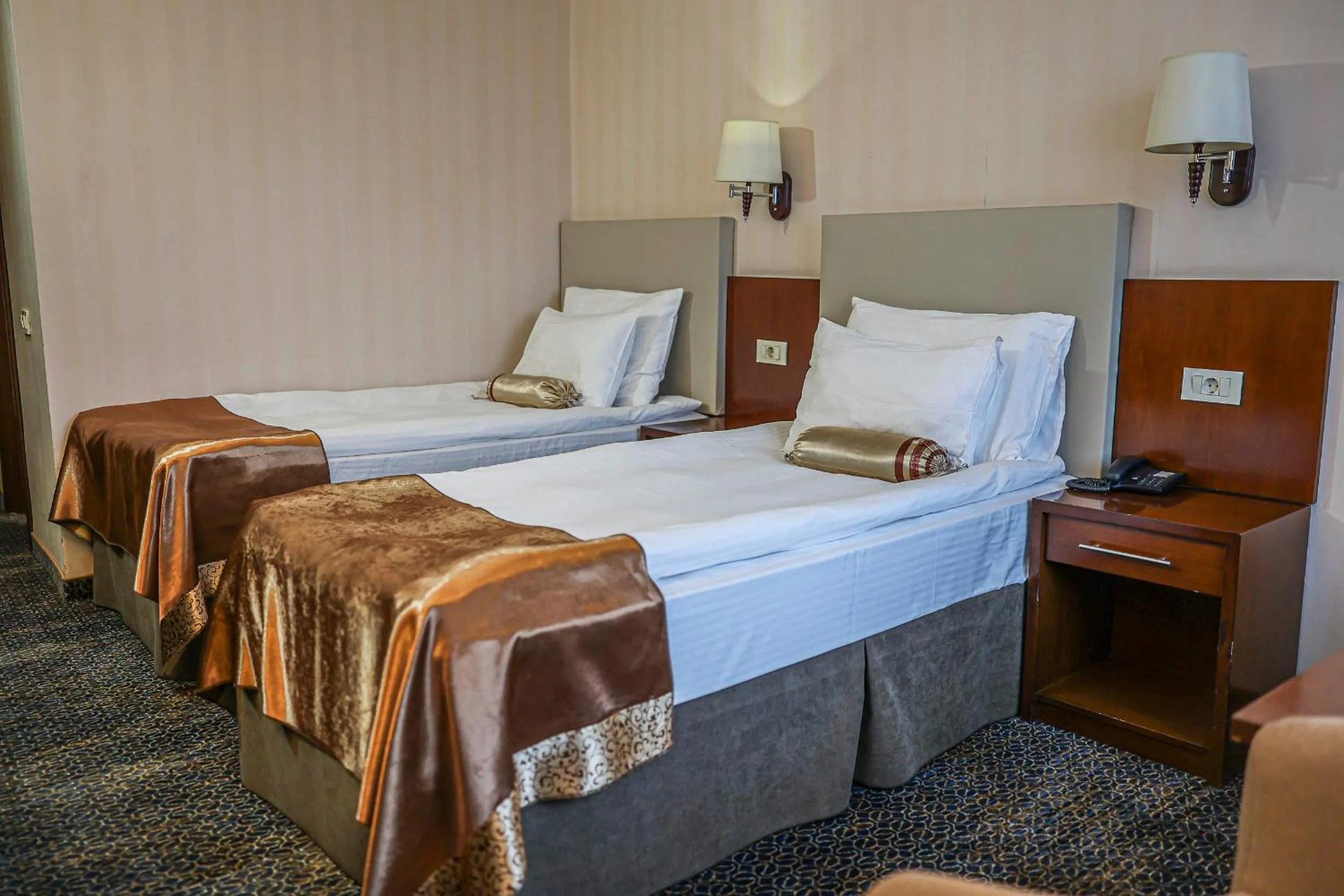 Bed in Grand Hotel Napoca