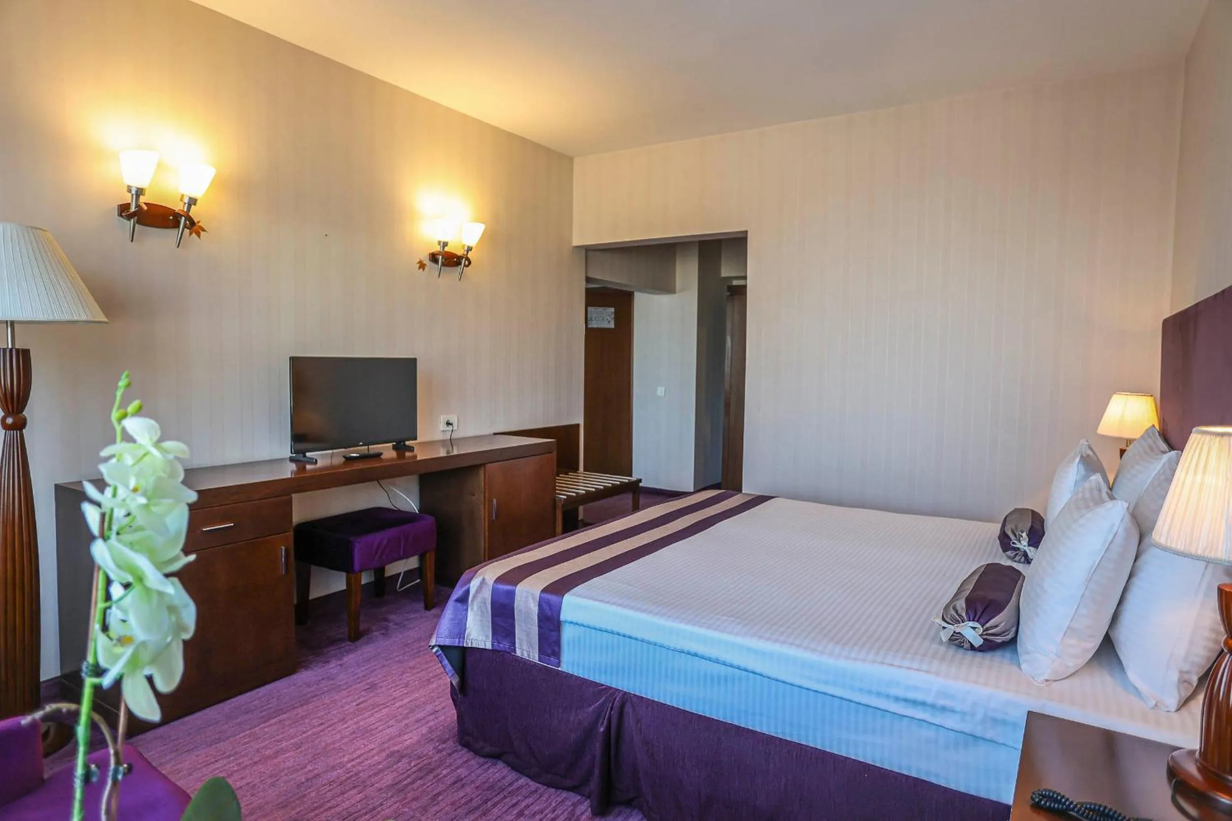 Bed in Grand Hotel Napoca