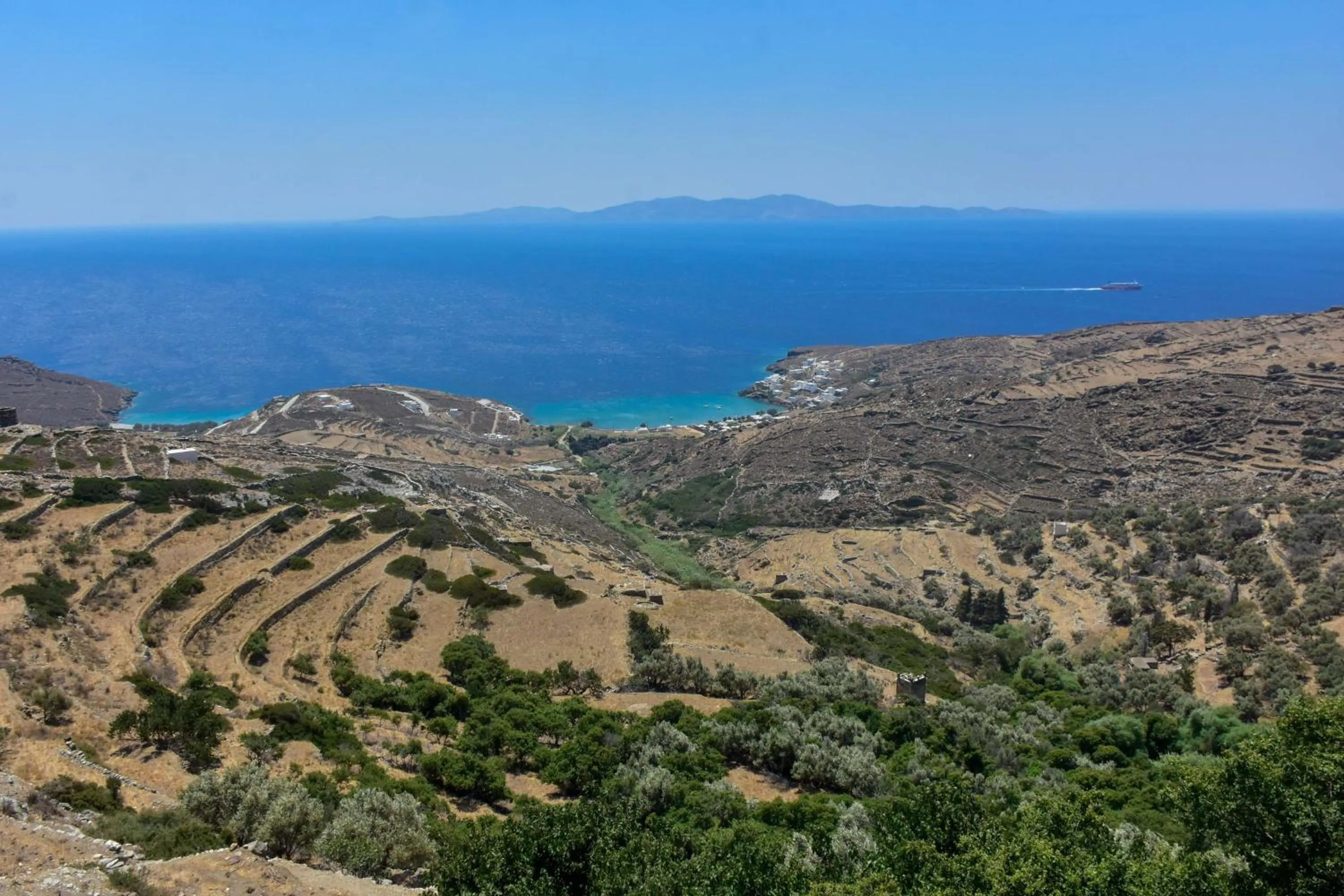 Natural landscape in Living Theros Luxury Suites