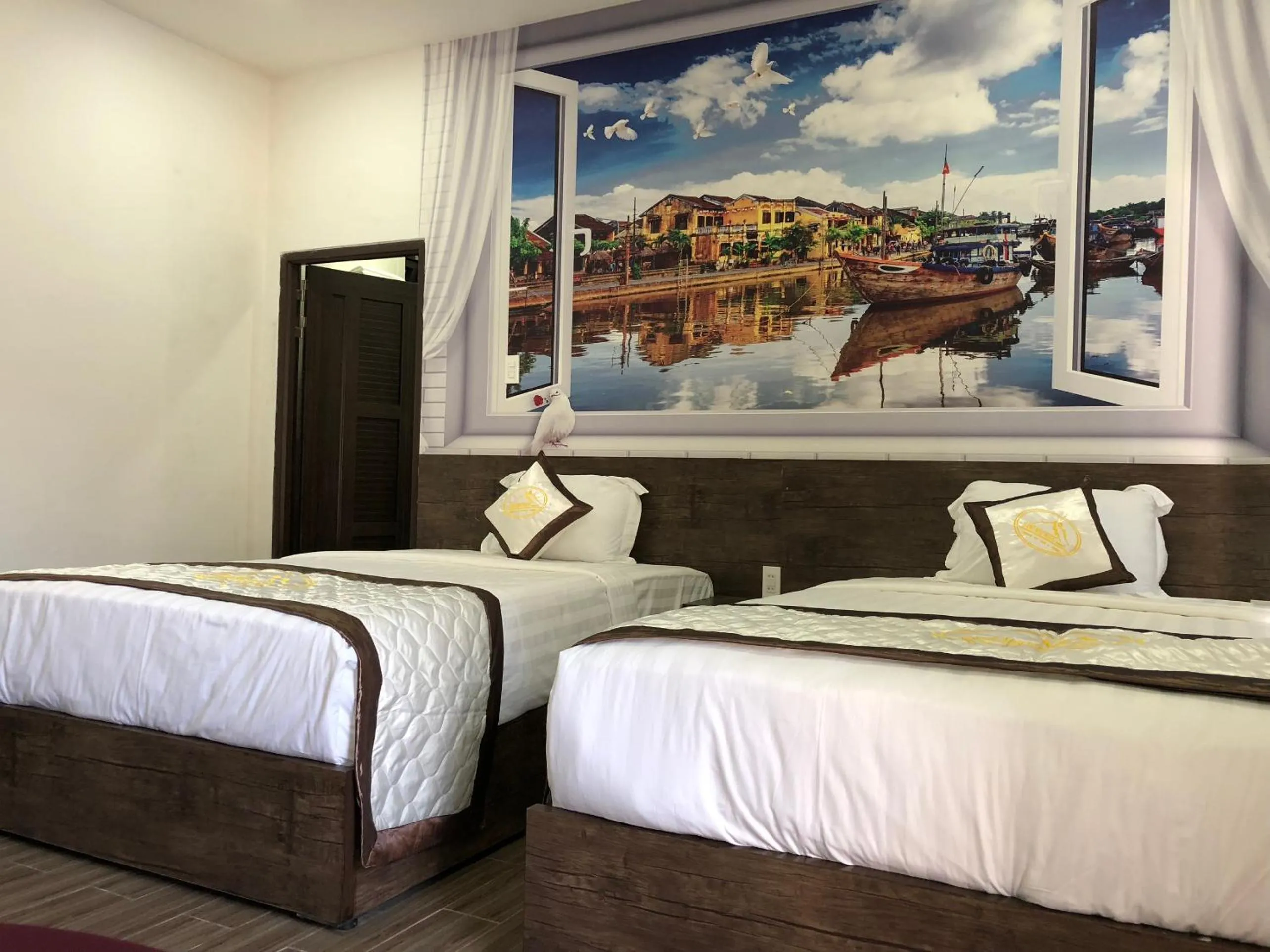 Bed in Sang Như Ngọc Resort