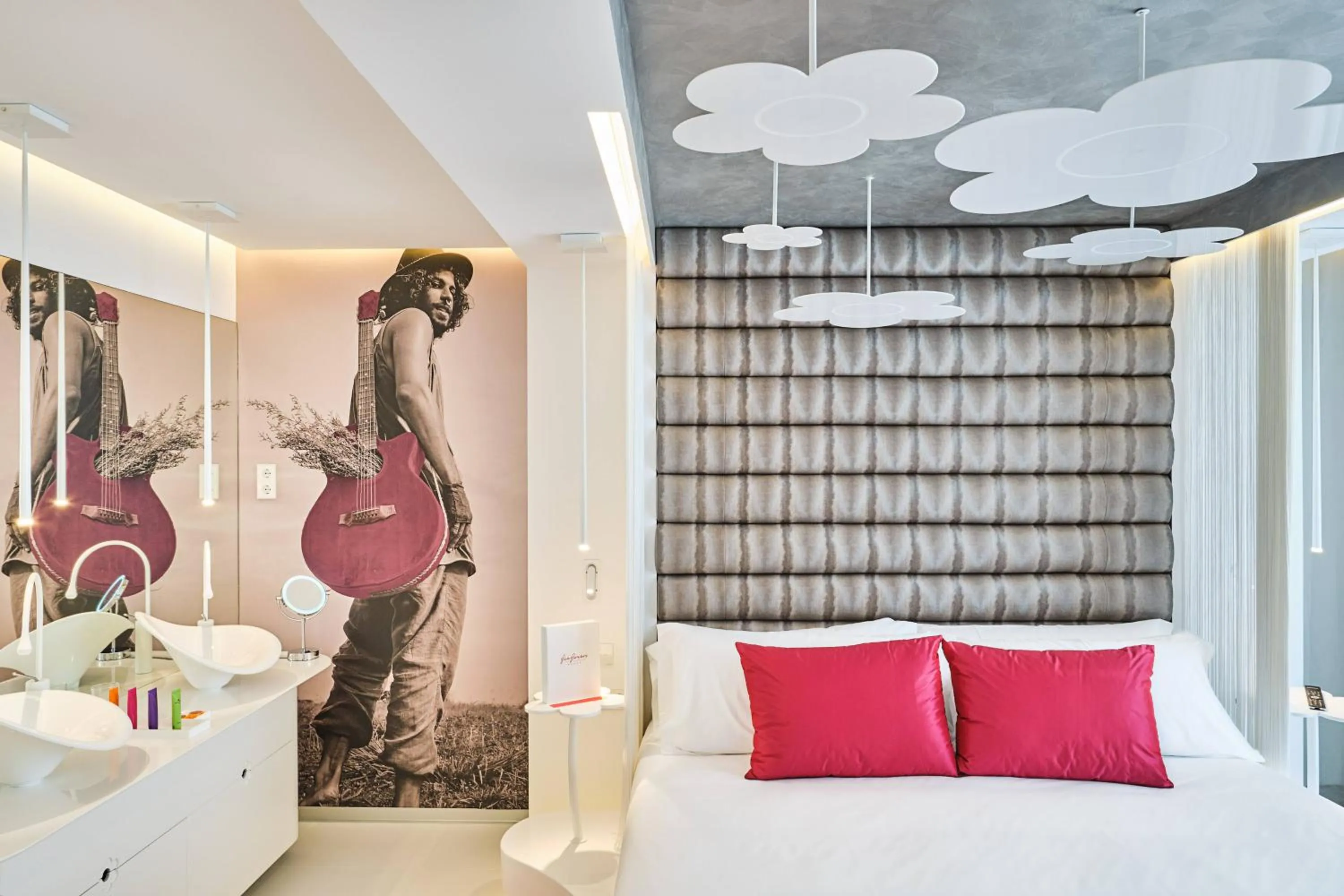 Bed in Five Flowers Hotel Formentera Meliá Collection