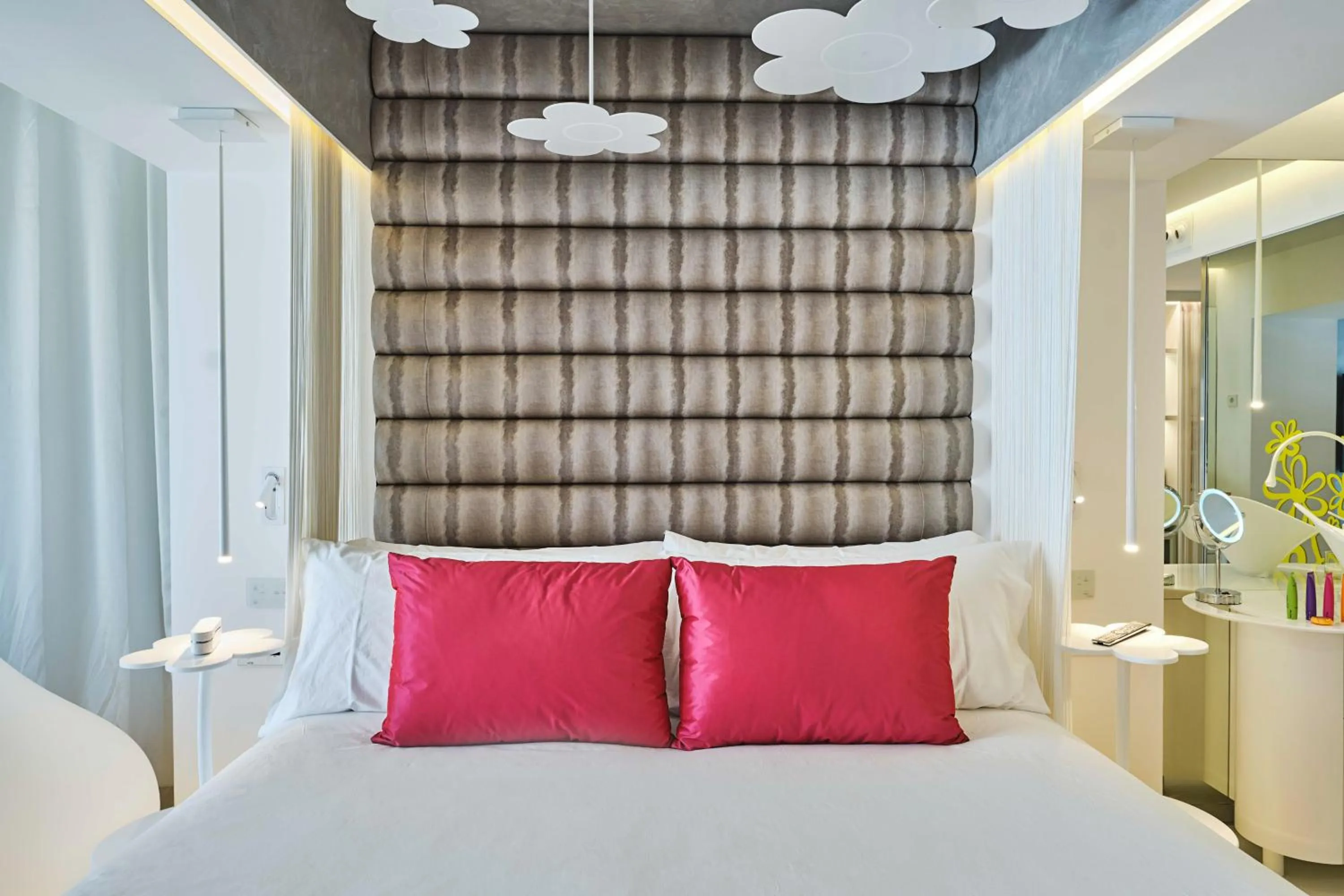 Bed in Five Flowers Hotel Formentera, member of Melia Collection